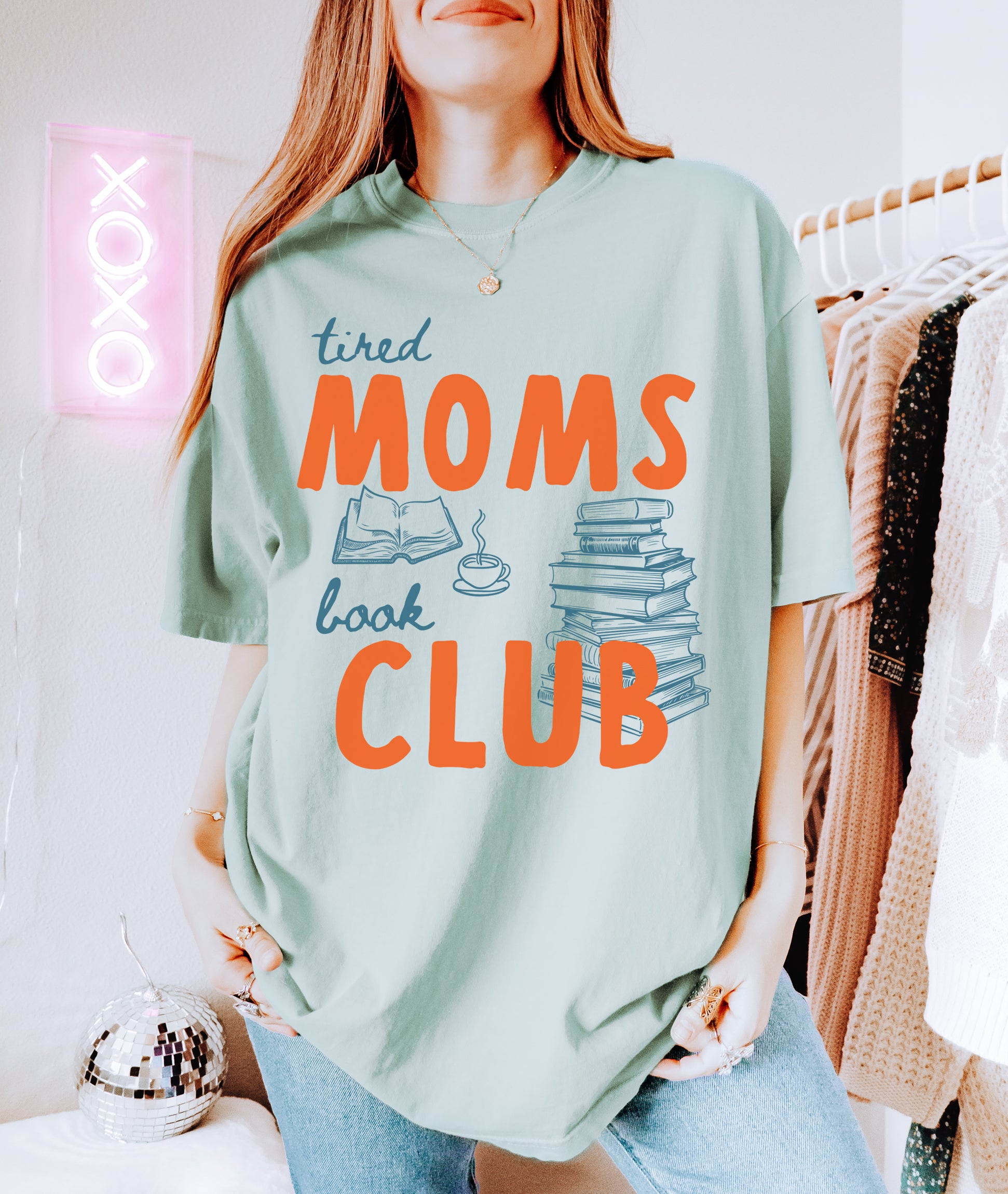 Tired Moms Book Club Tee