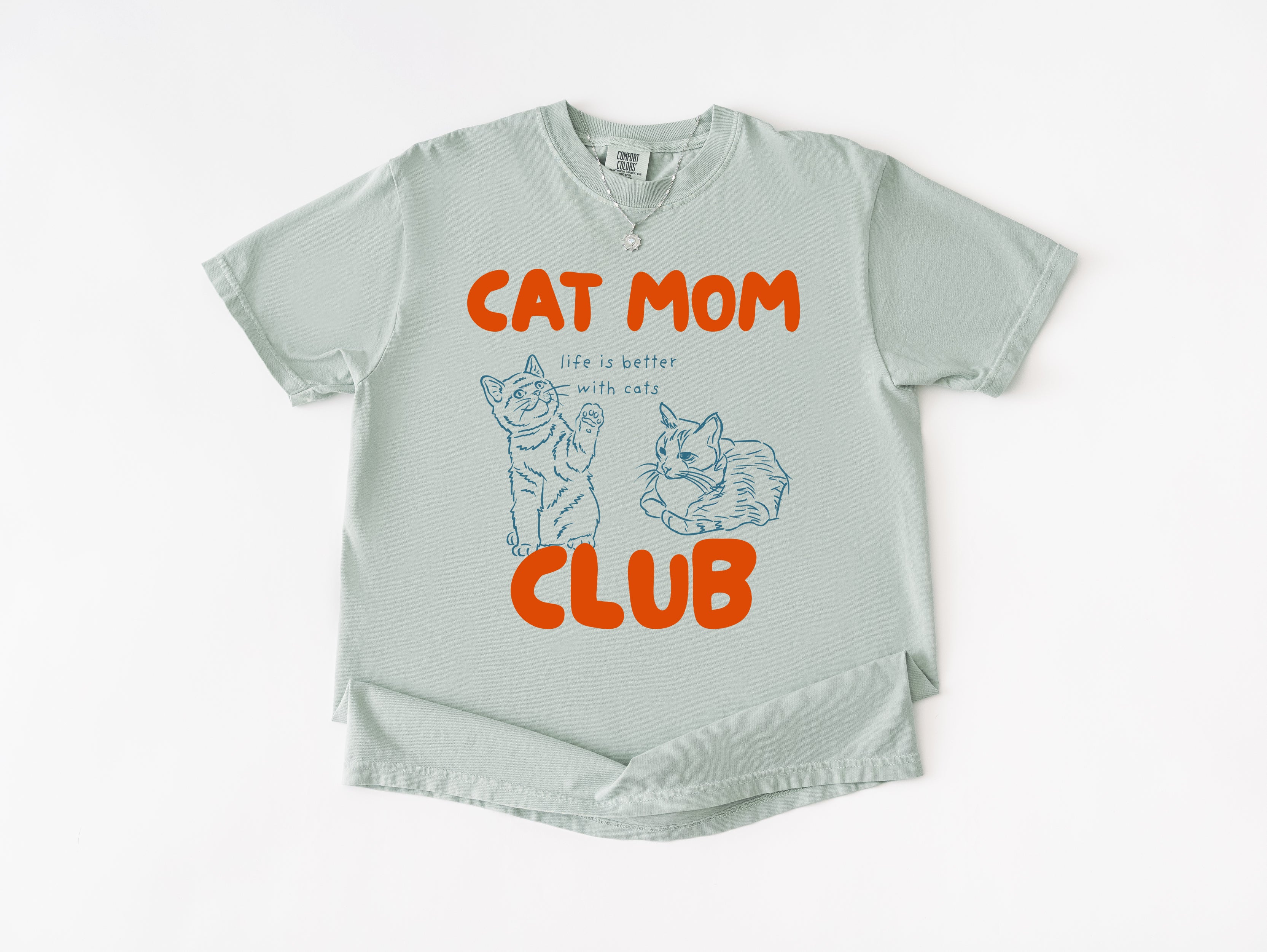 Cat Mom Club Tee