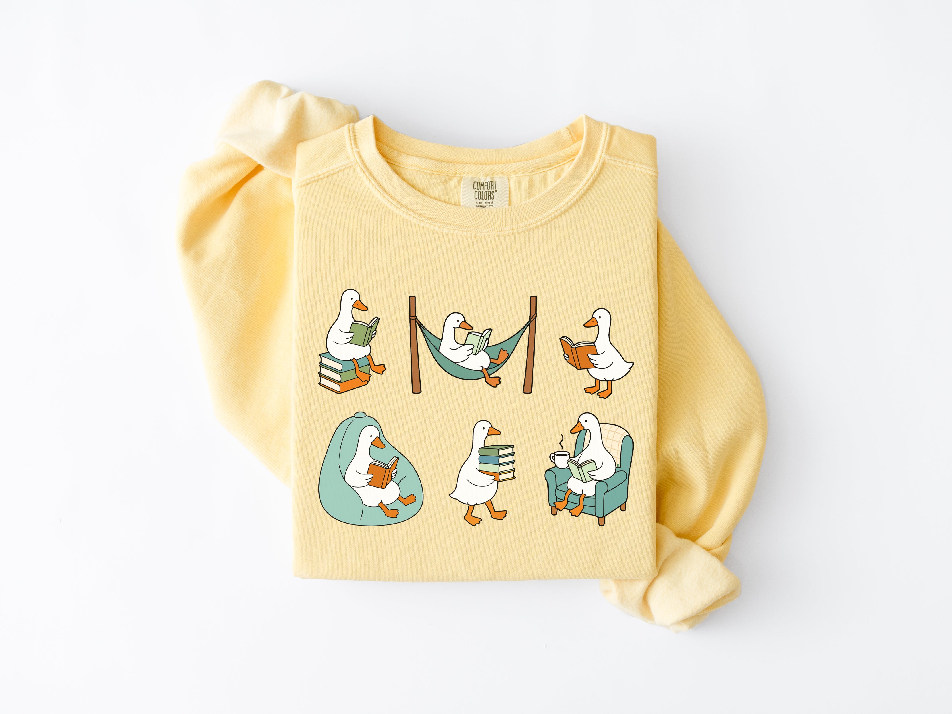 Goose Reading Sweatshirt