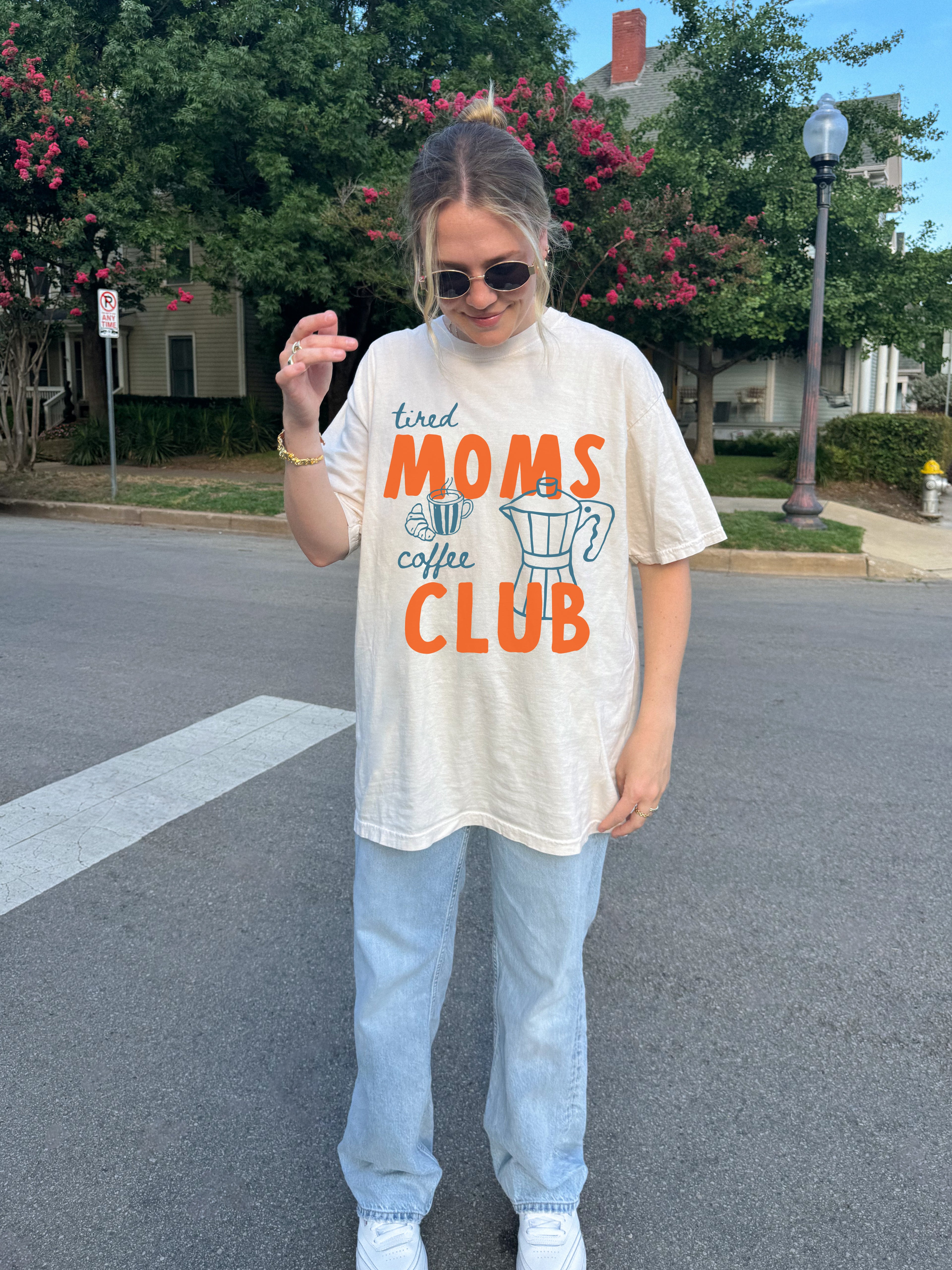 Tired Moms Coffee Club Tee
