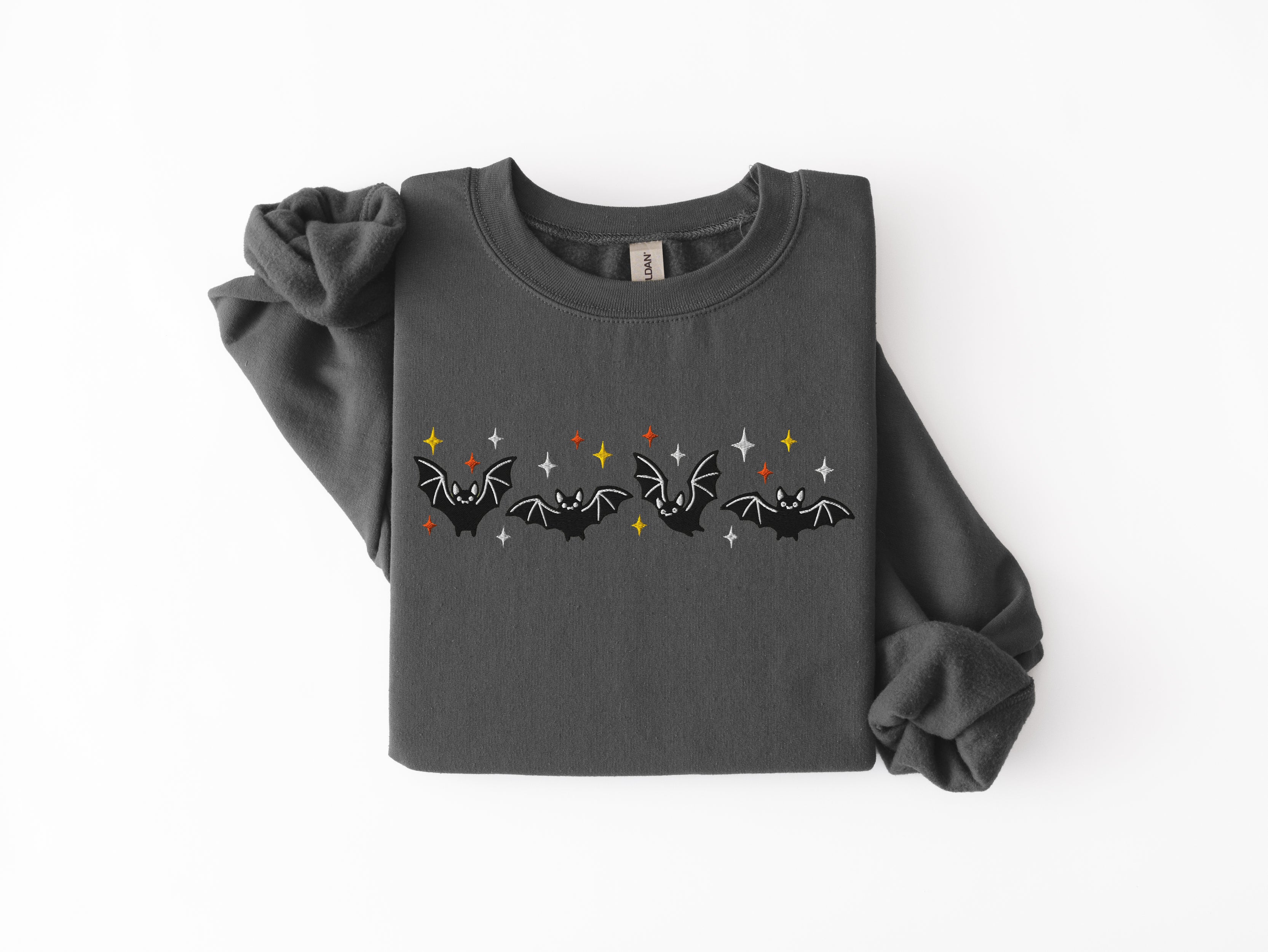 Embroidered Bats Sweatshirt