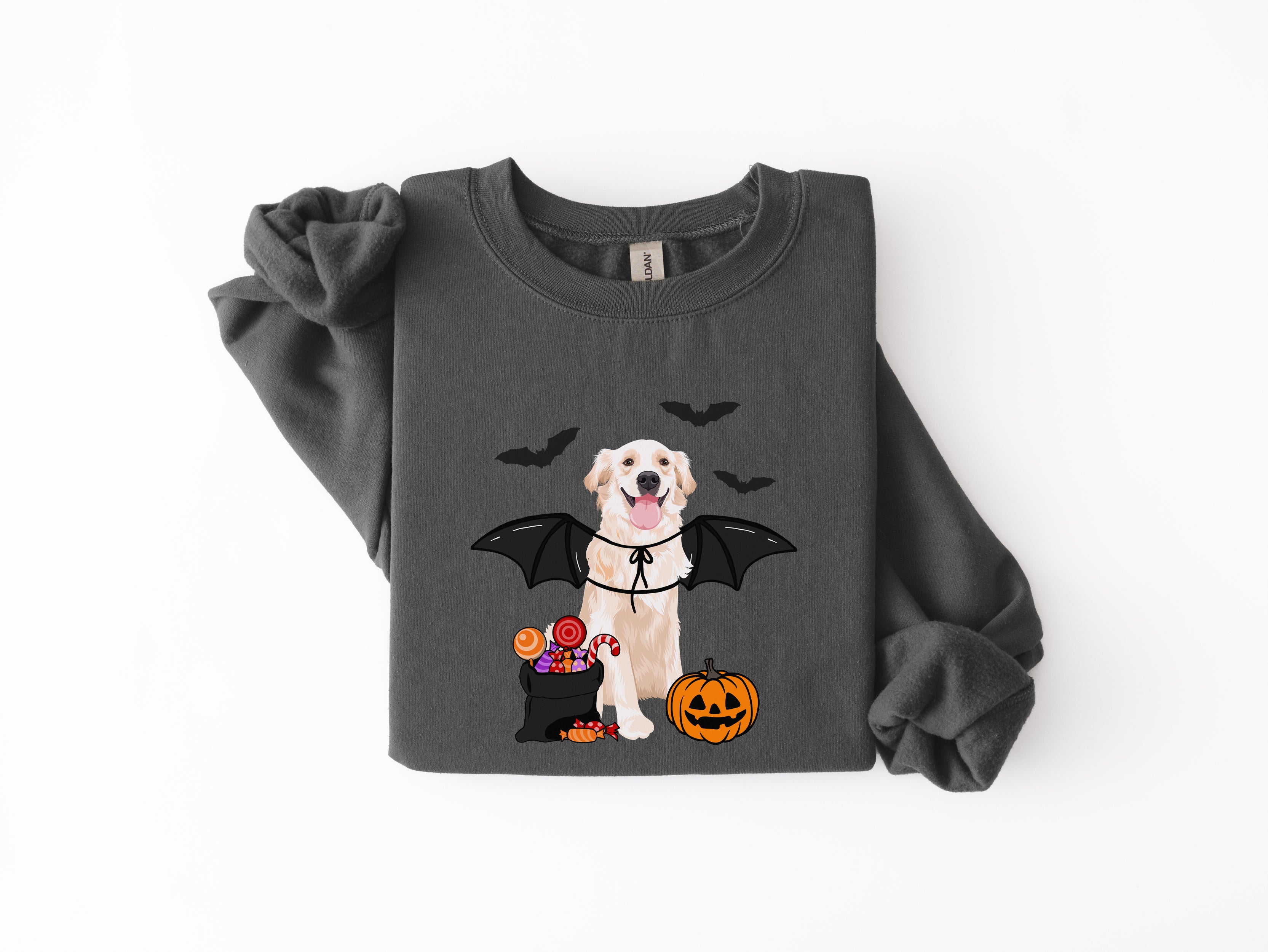 Trick or Treat Golden Retriever Sweatshirt