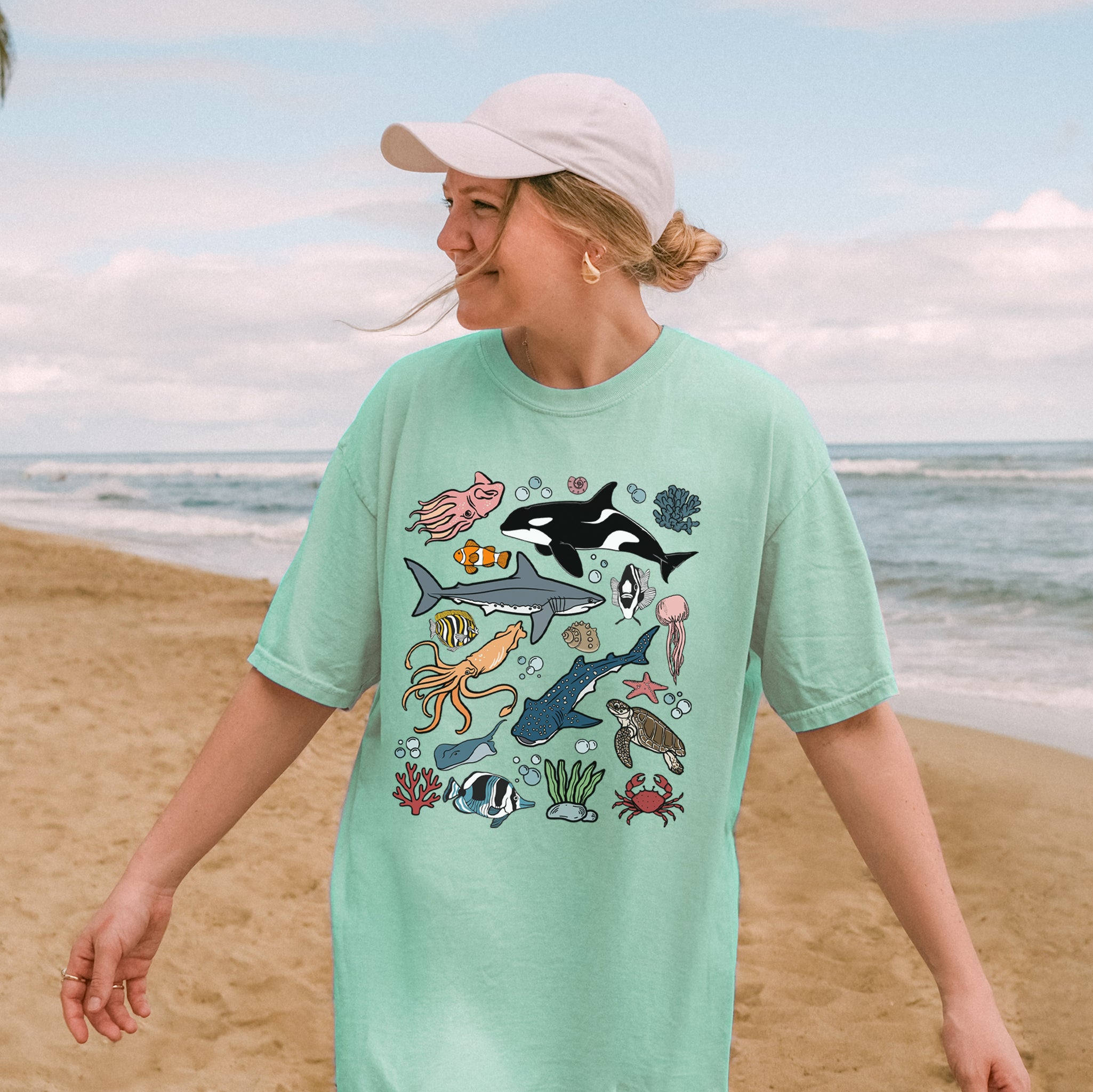 Deep Blue Crew Tee