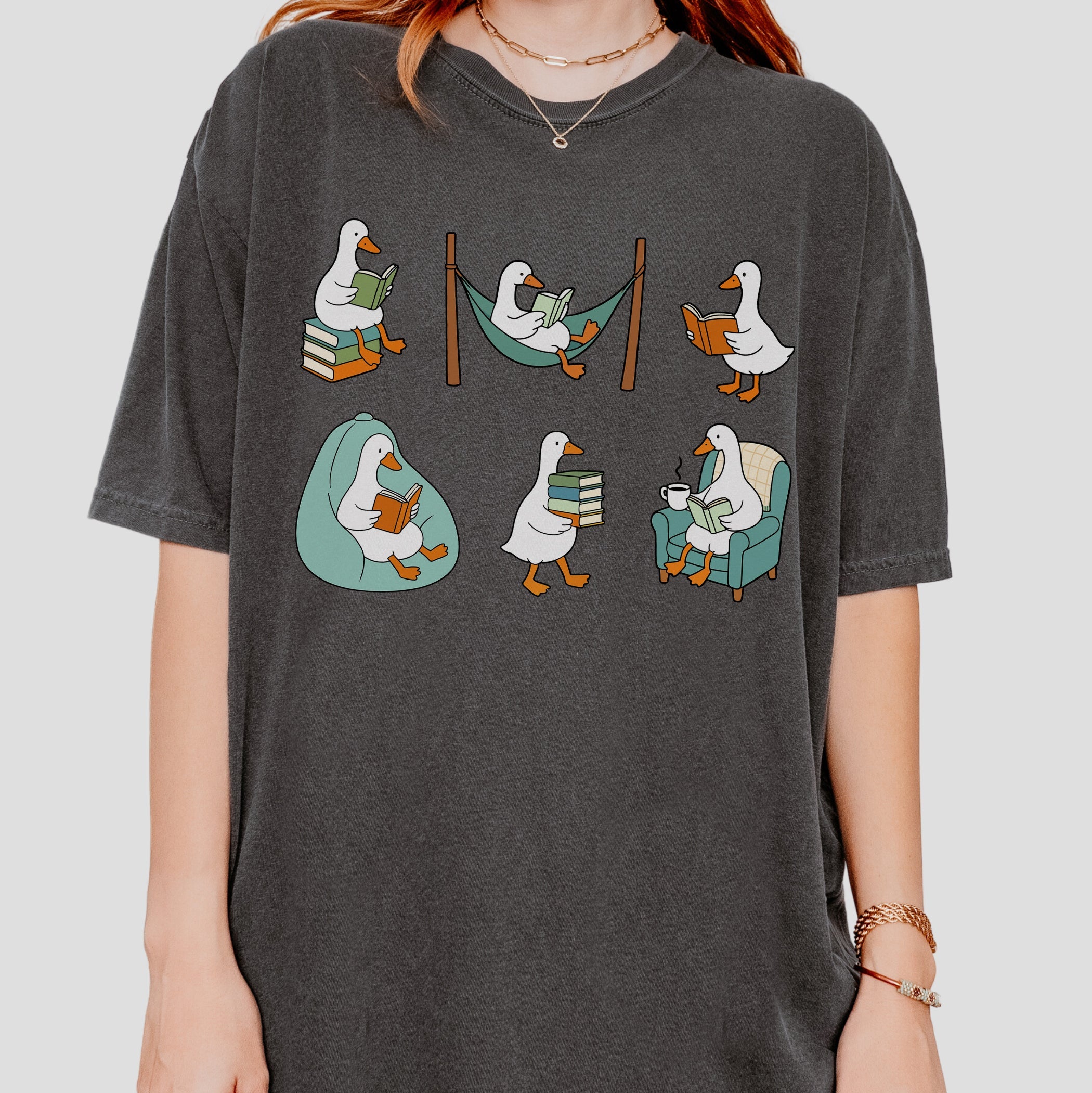 Goose Reading Tee