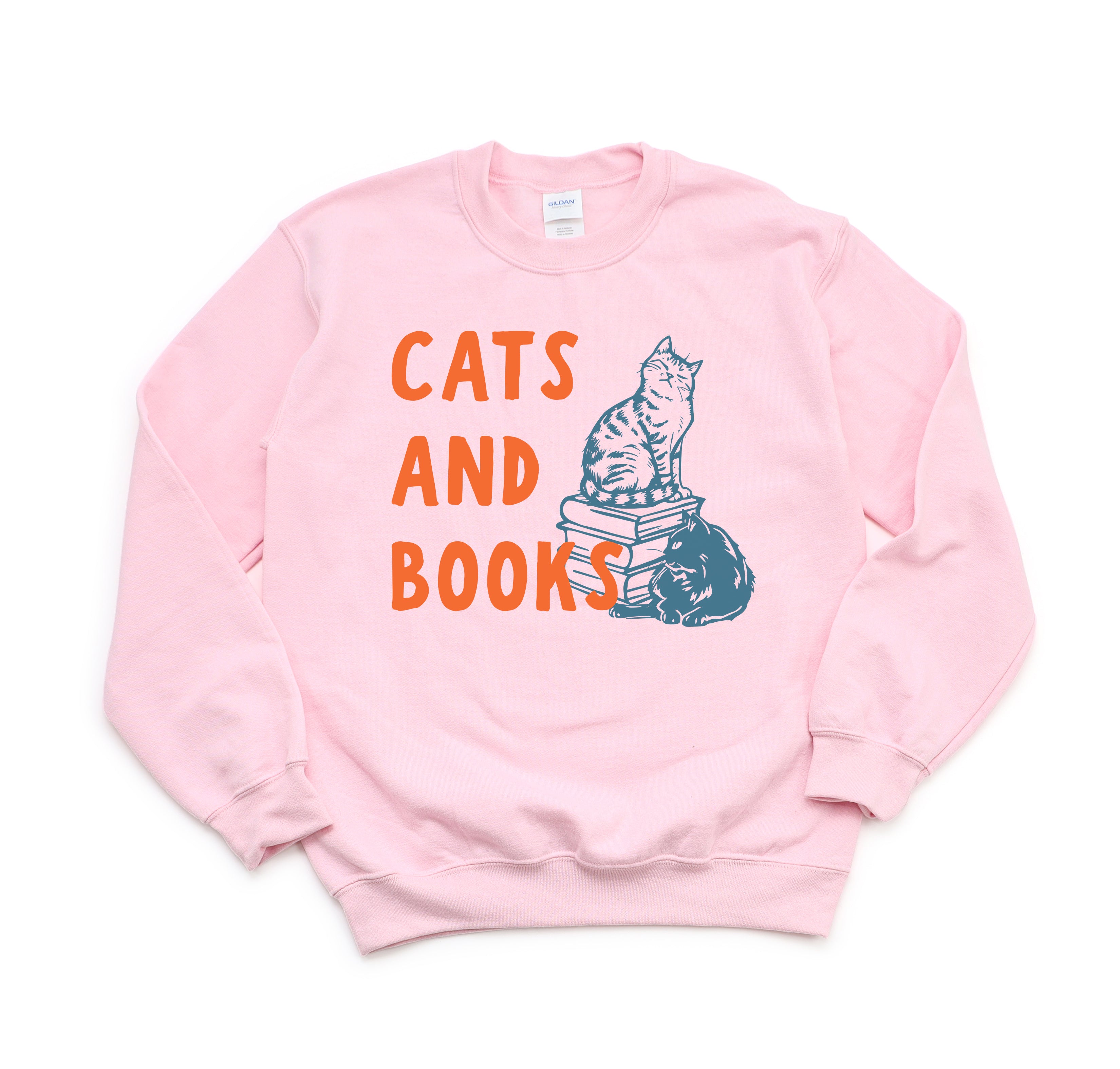 Cats and Books Sweatshirt
