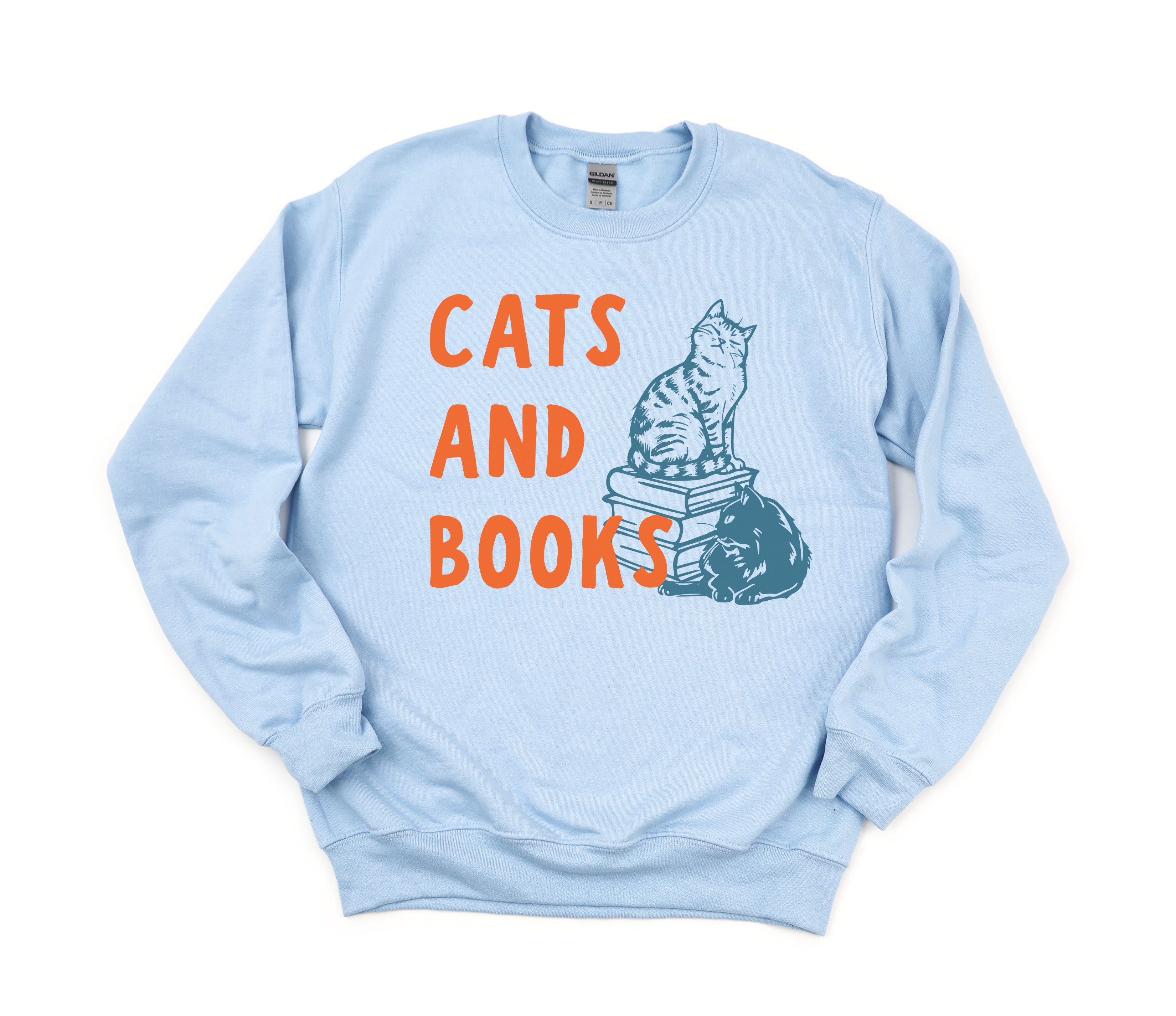 Cats and Books Sweatshirt