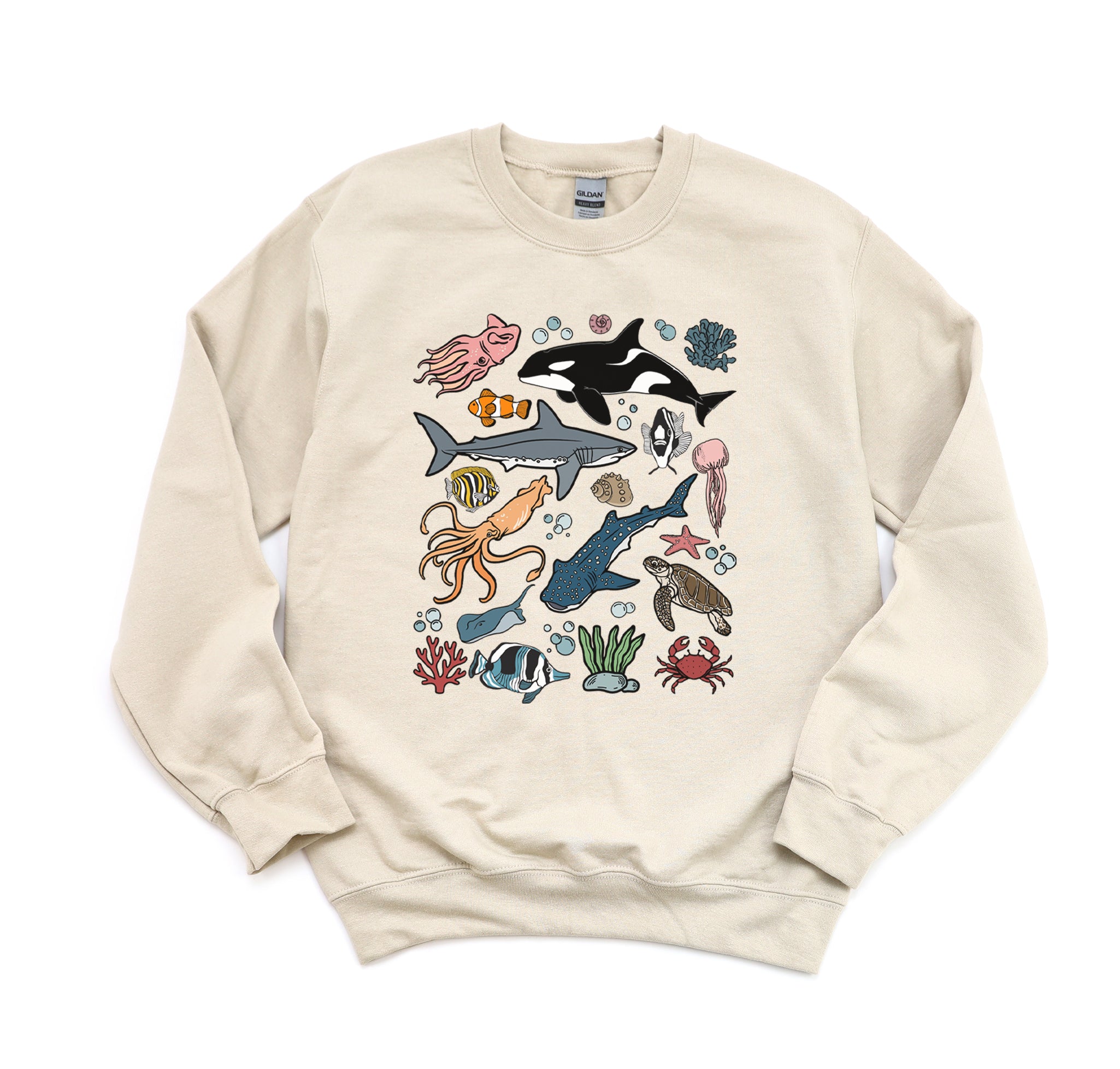 Marine Animals Sweatshirt