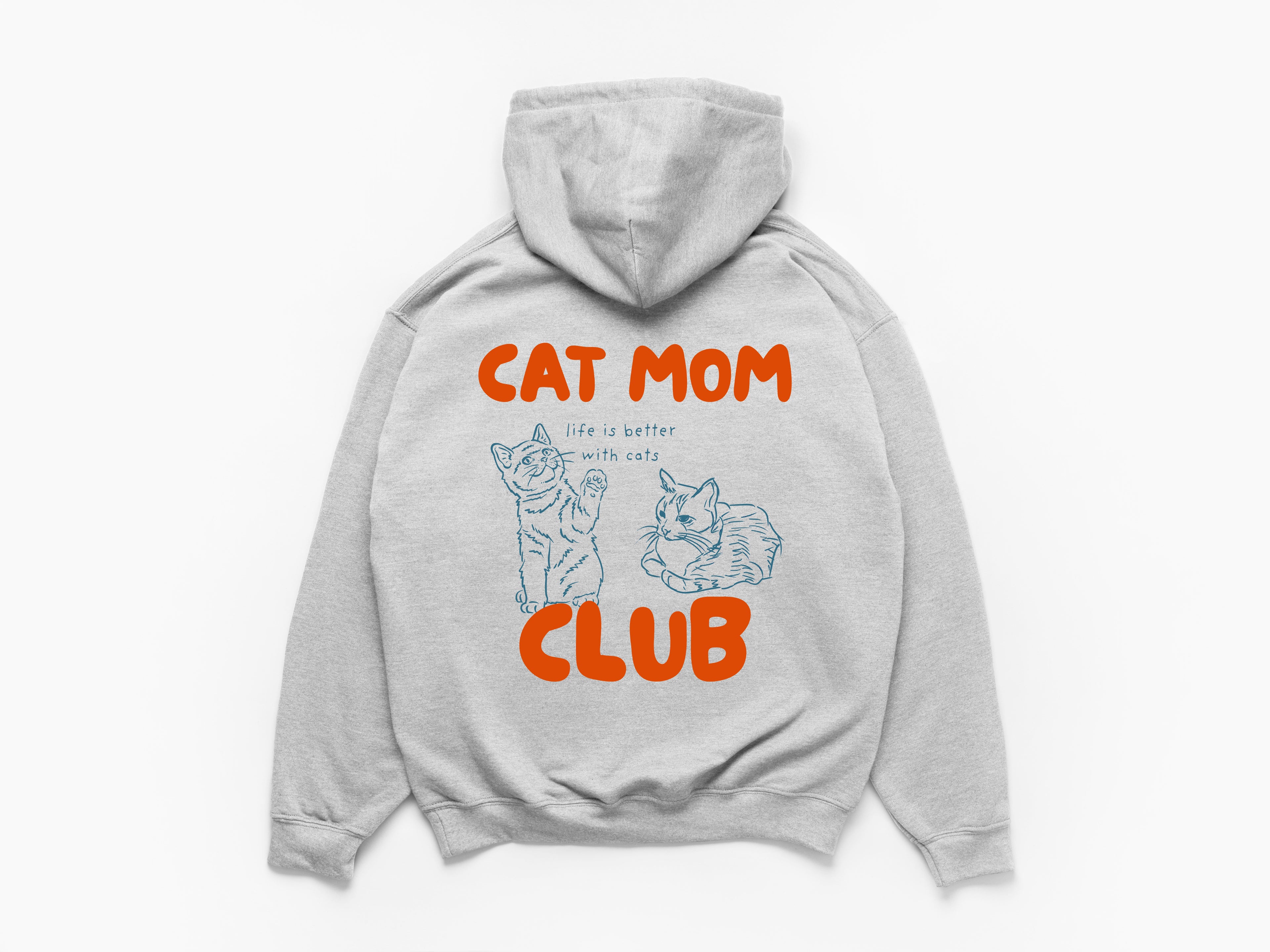 Cat Mom Club Hoodie