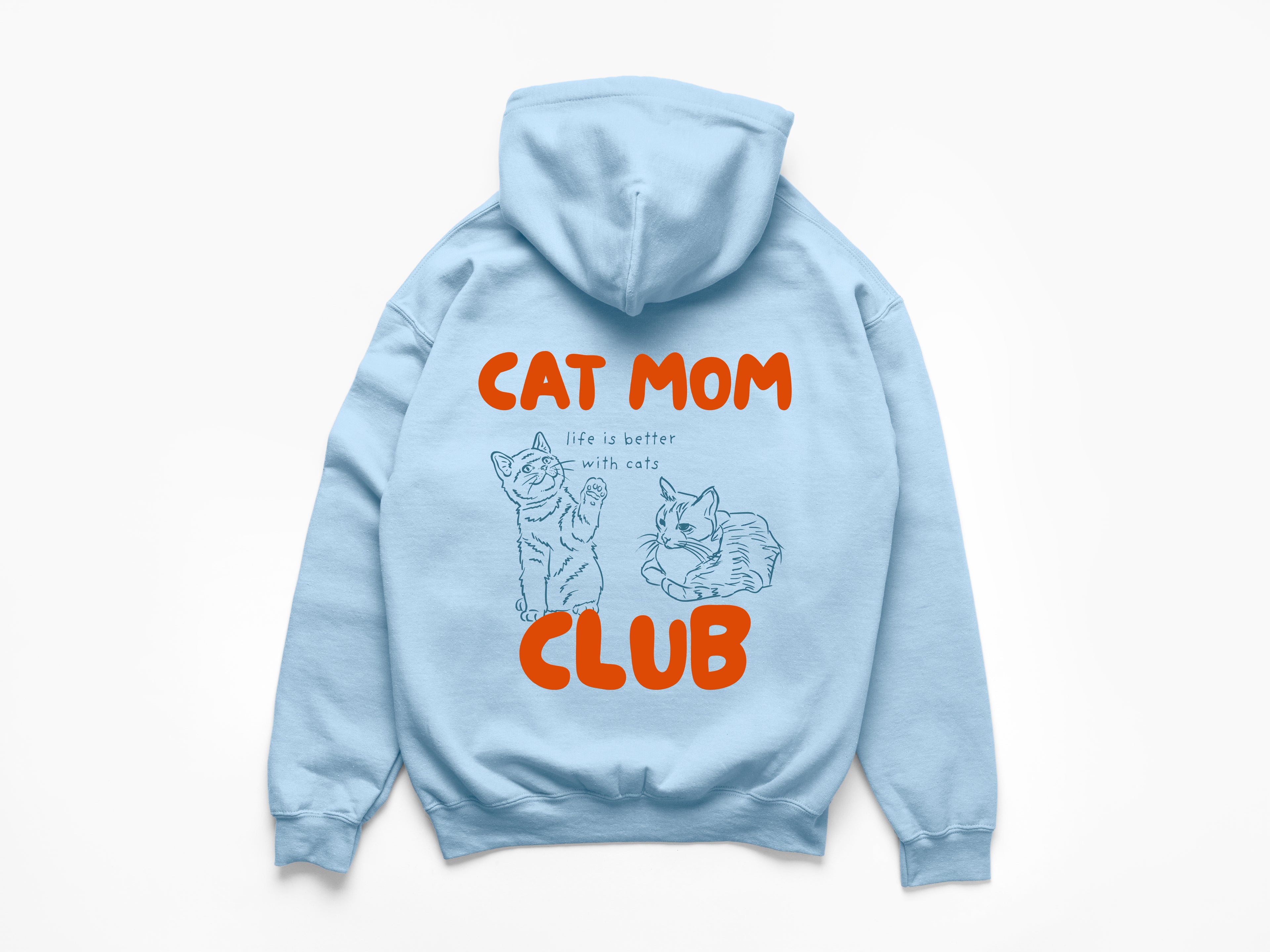 Cat Mom Club Hoodie