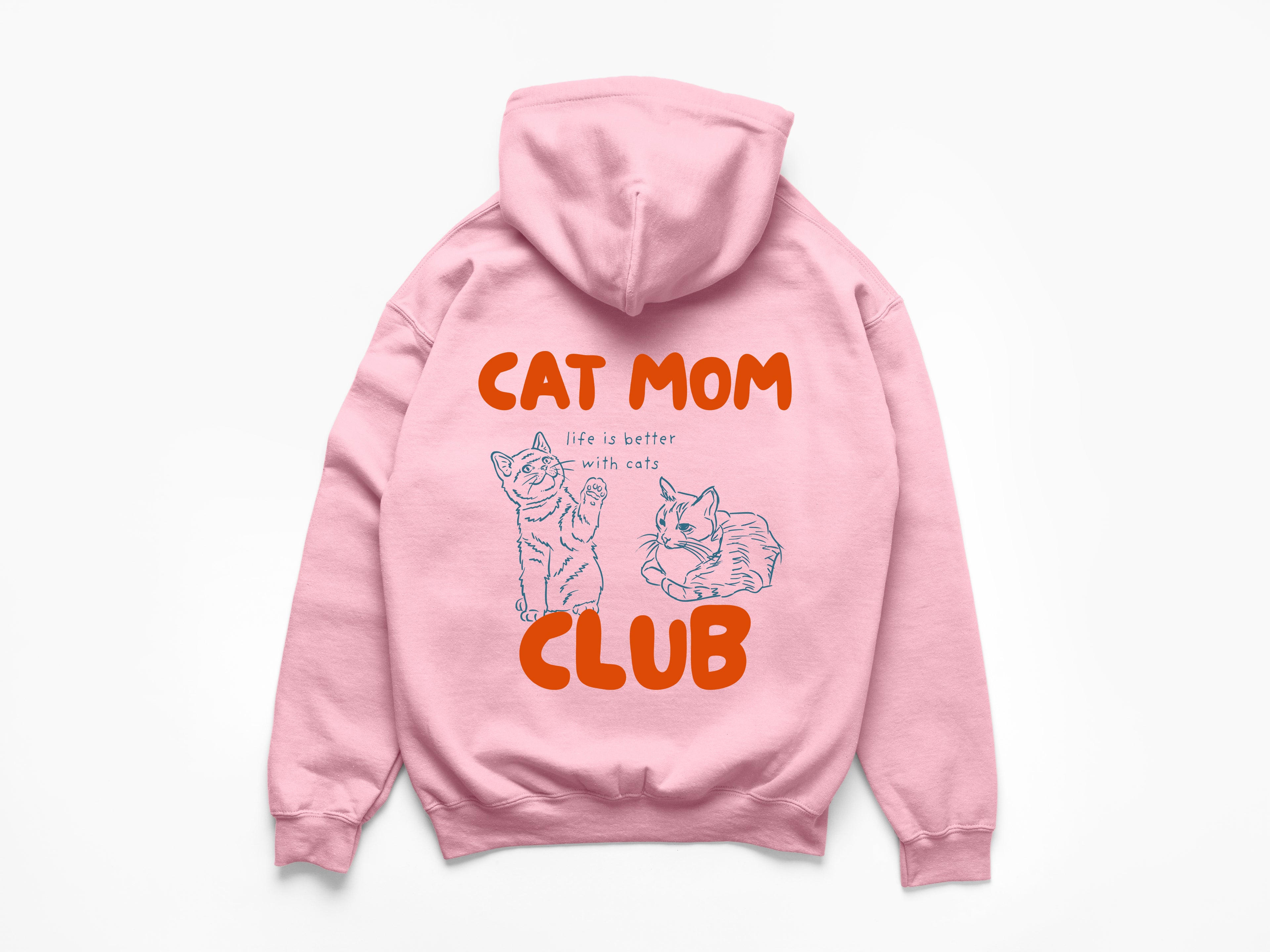 Cat Mom Club Hoodie