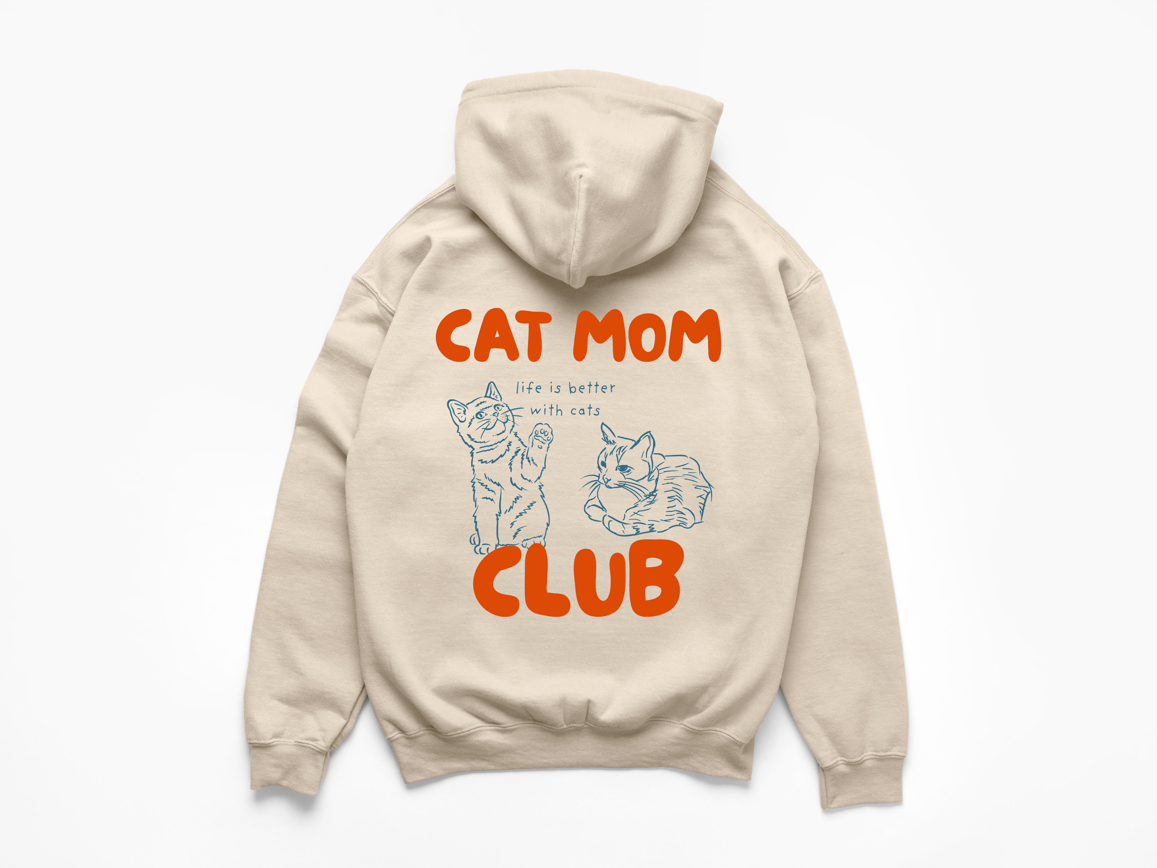 Cat Mom Club Hoodie