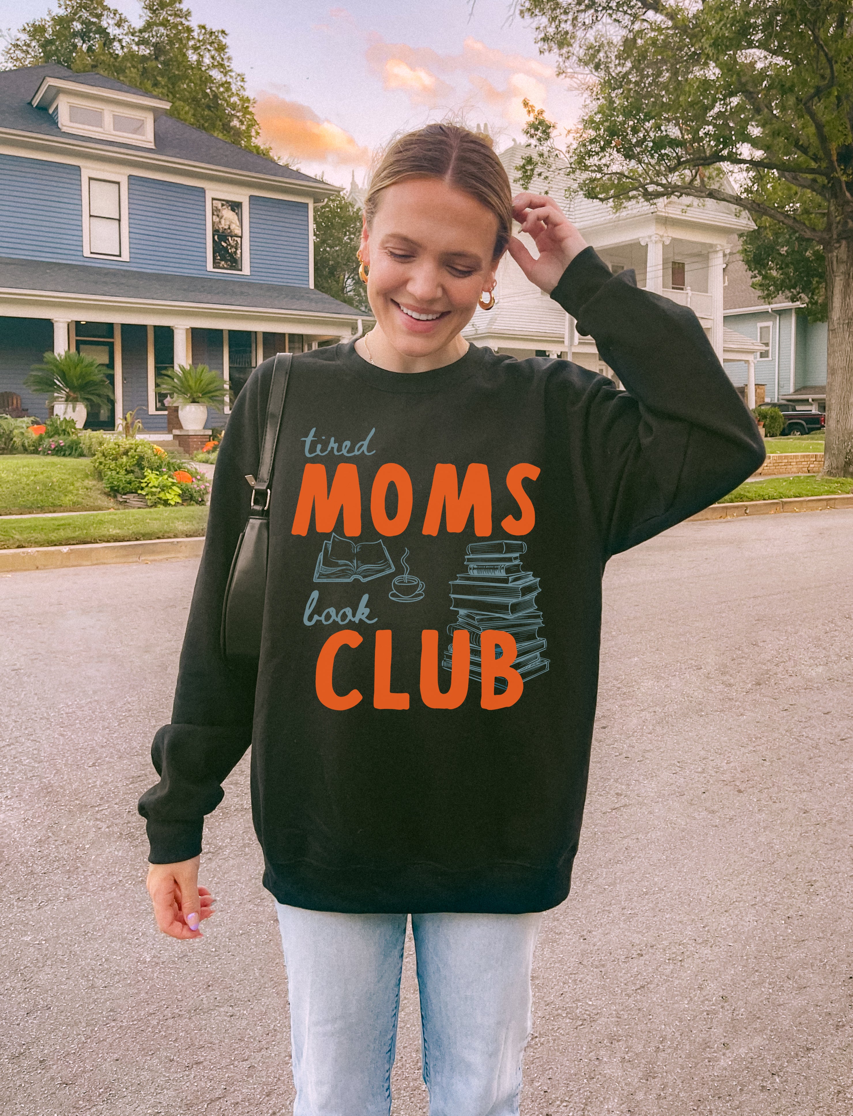 Tired Moms Book Club Sweatshirt
