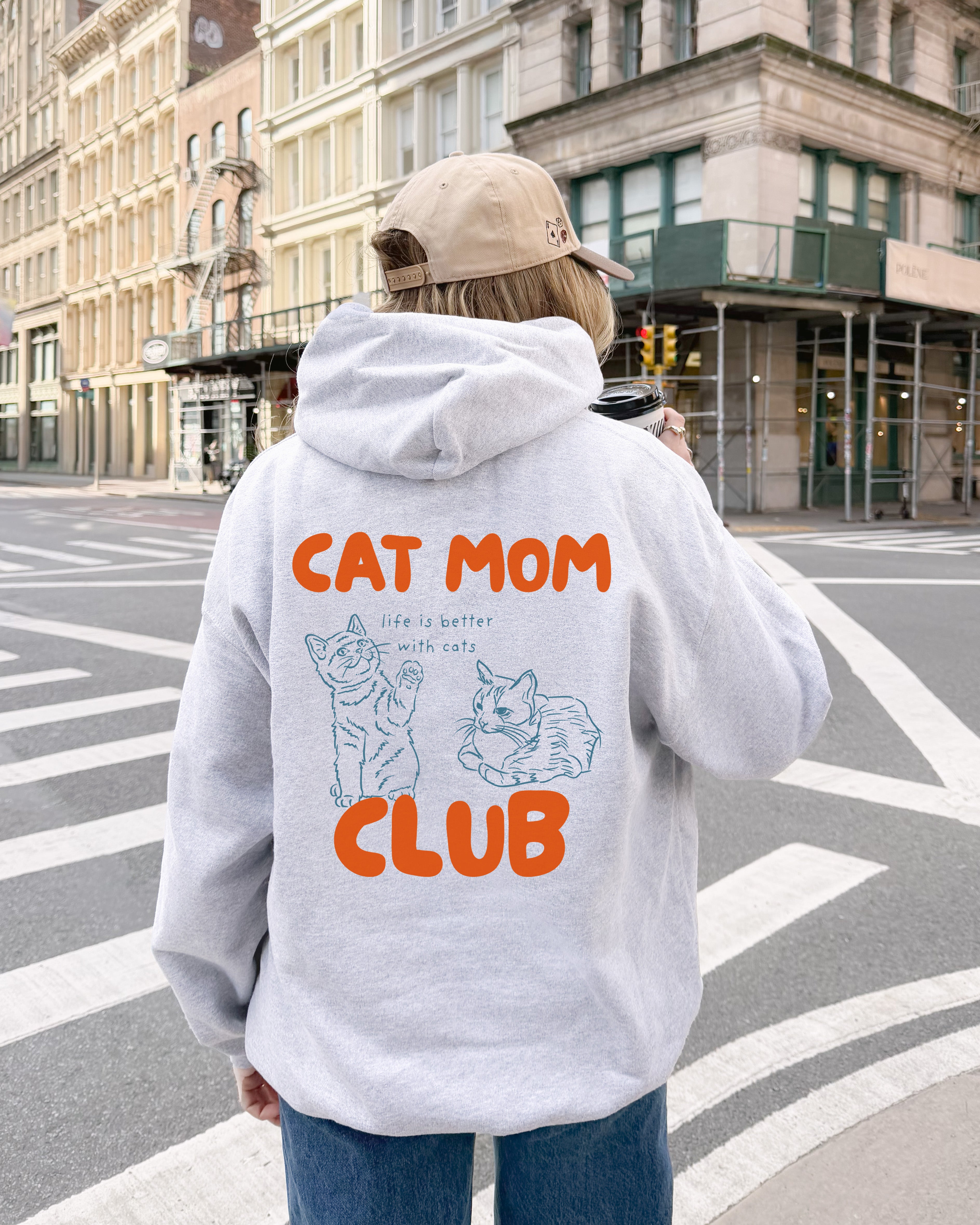 Cat Mom Club Hoodie