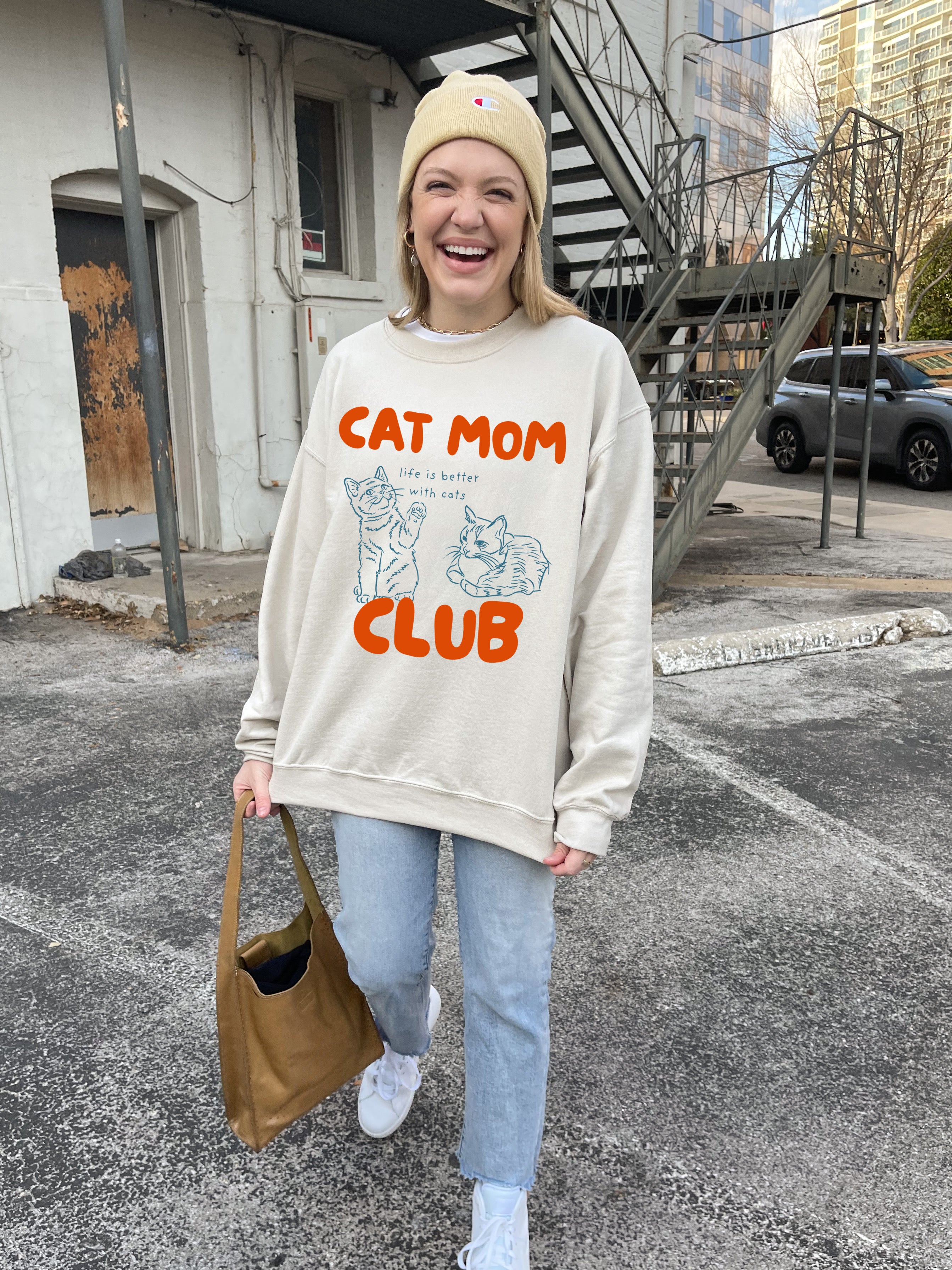 Cat Mom Club Sweatshirt
