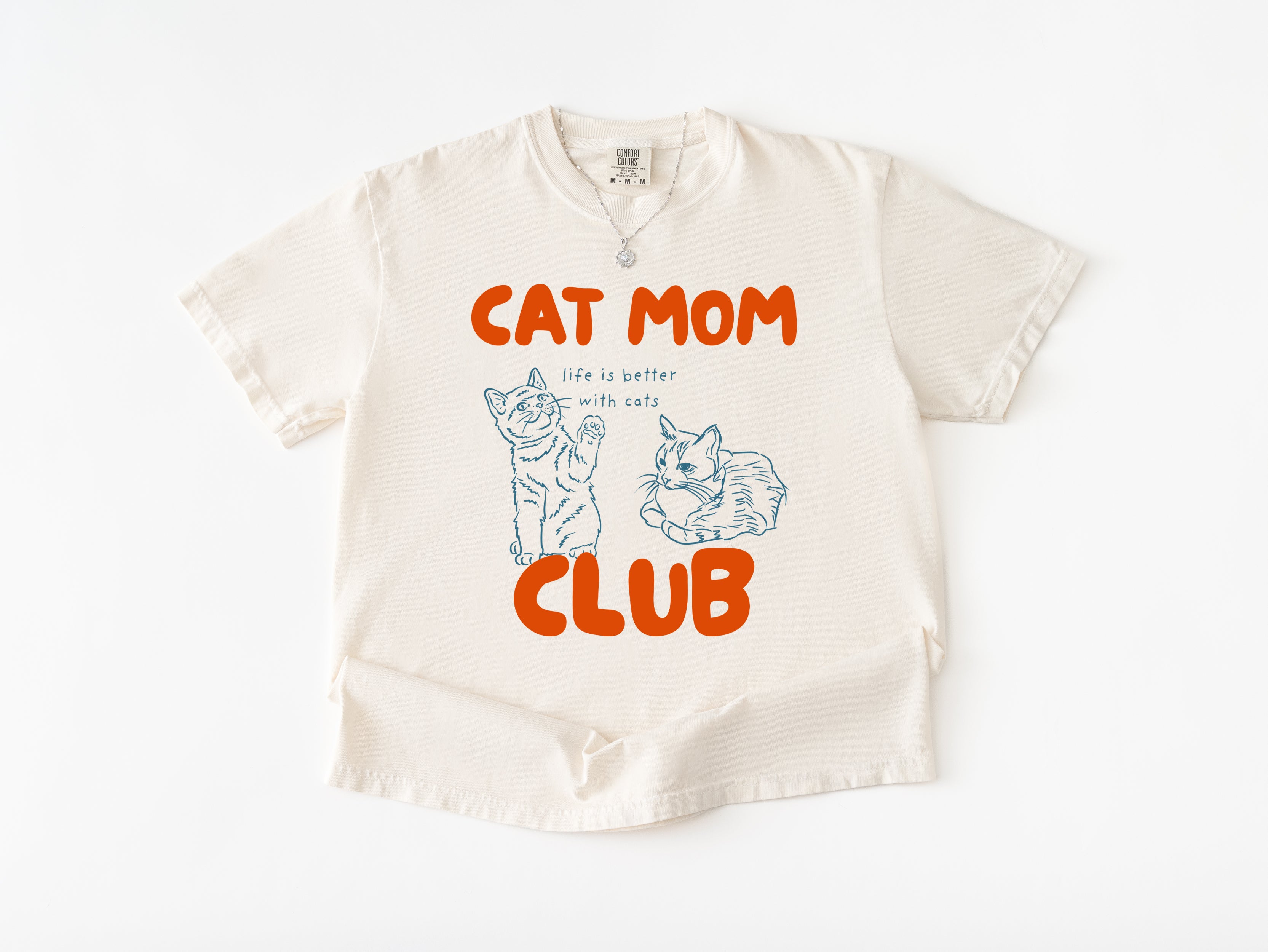 Cat Mom Club Tee
