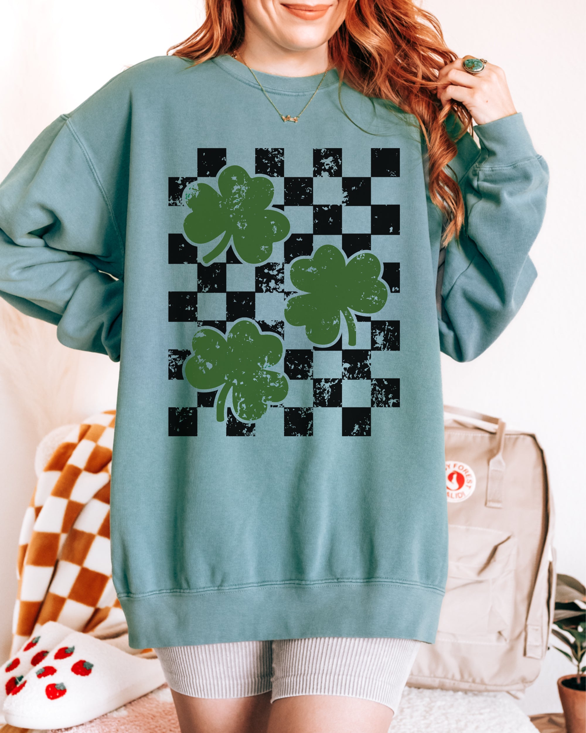Retro Shamrocks Sweatshirt
