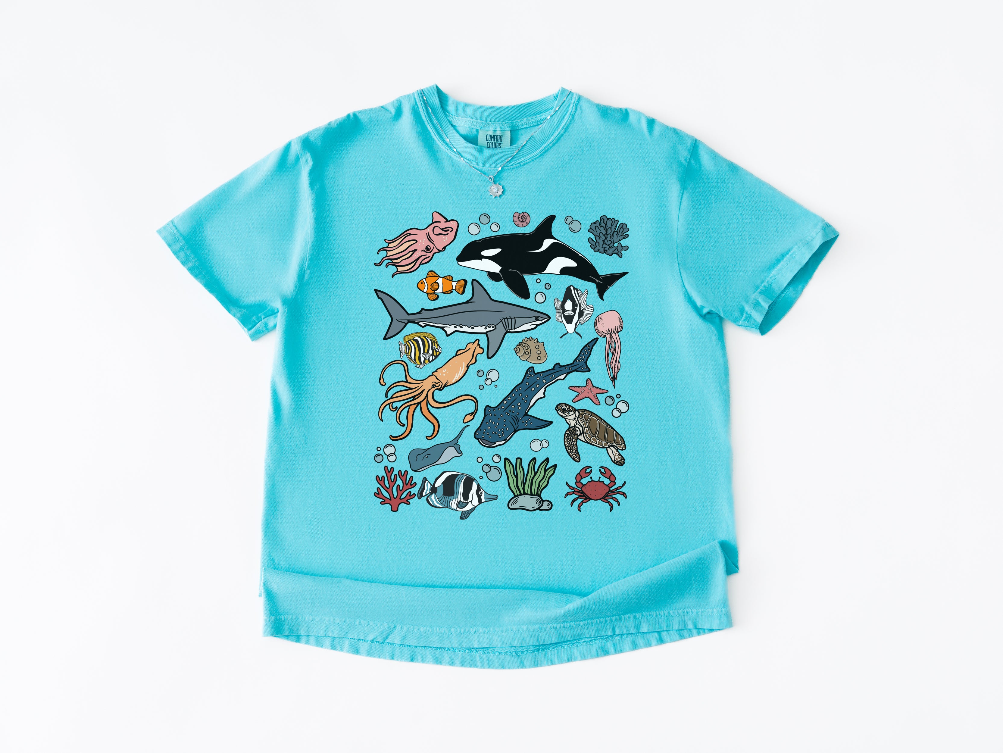 Deep Blue Crew Tee