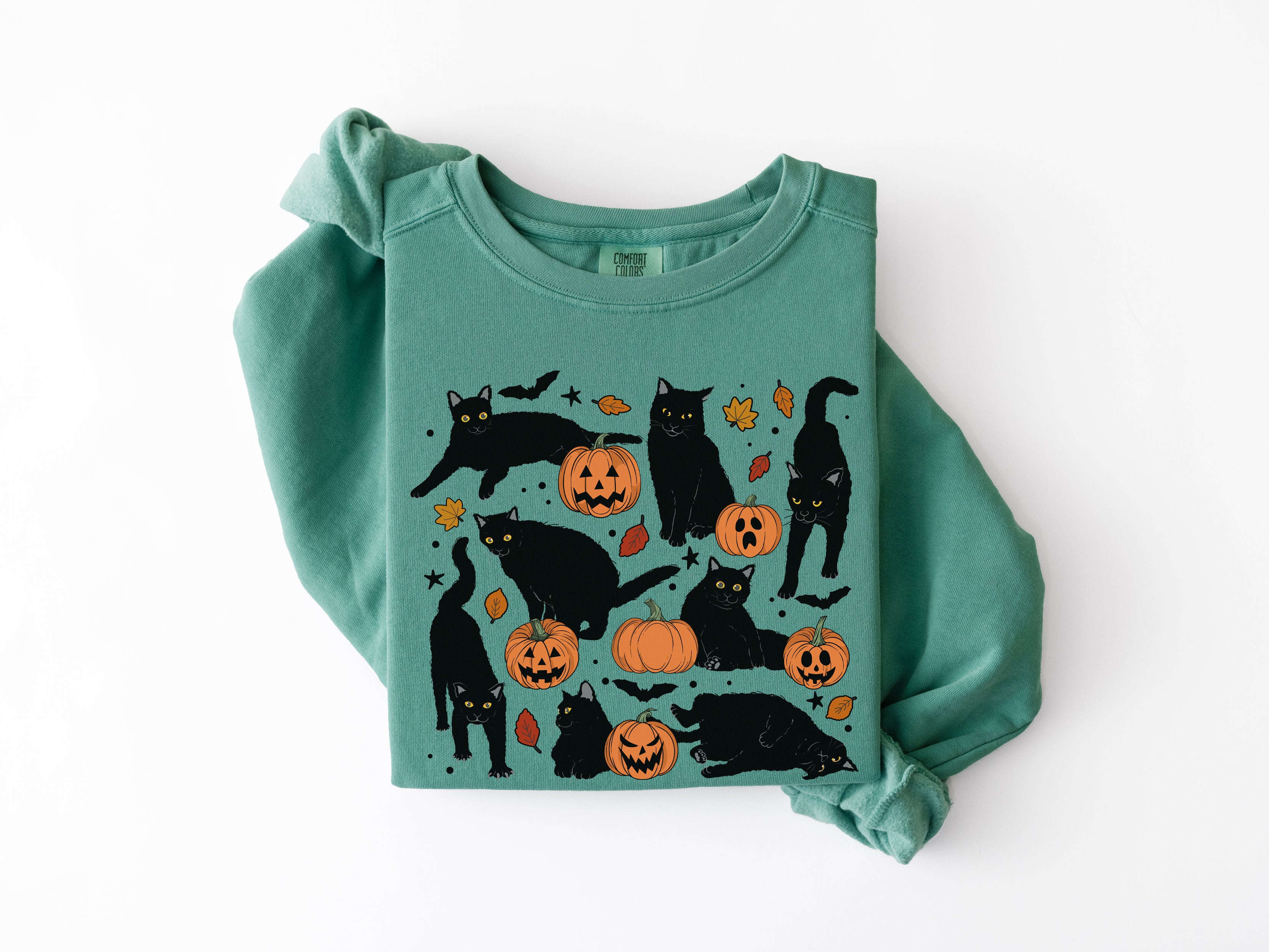 Black Cats and Pumpkins Sweatshirt
