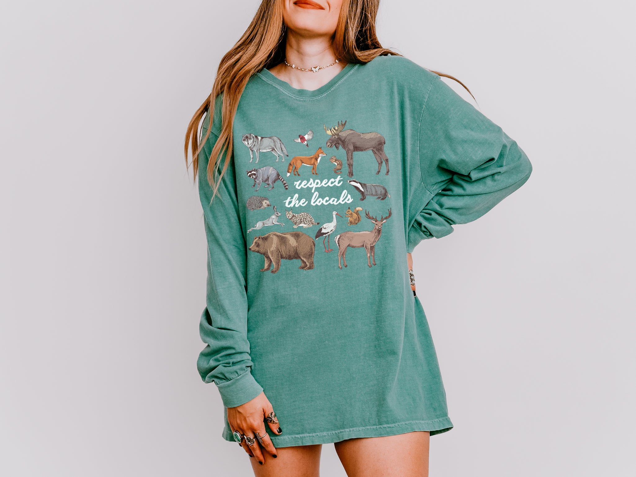 Respect The Locals Long Sleeve Tee