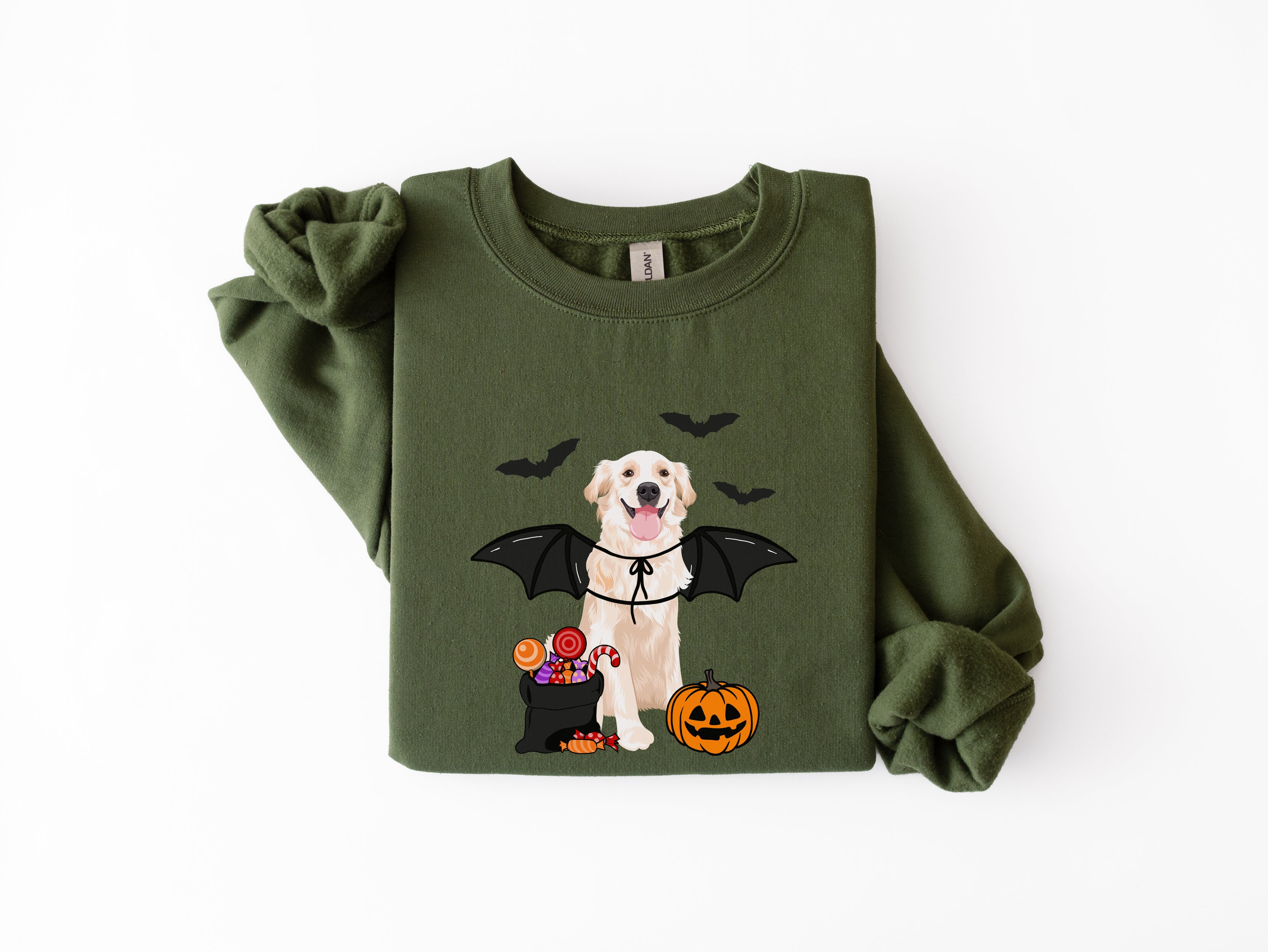 Trick or Treat Golden Retriever Sweatshirt