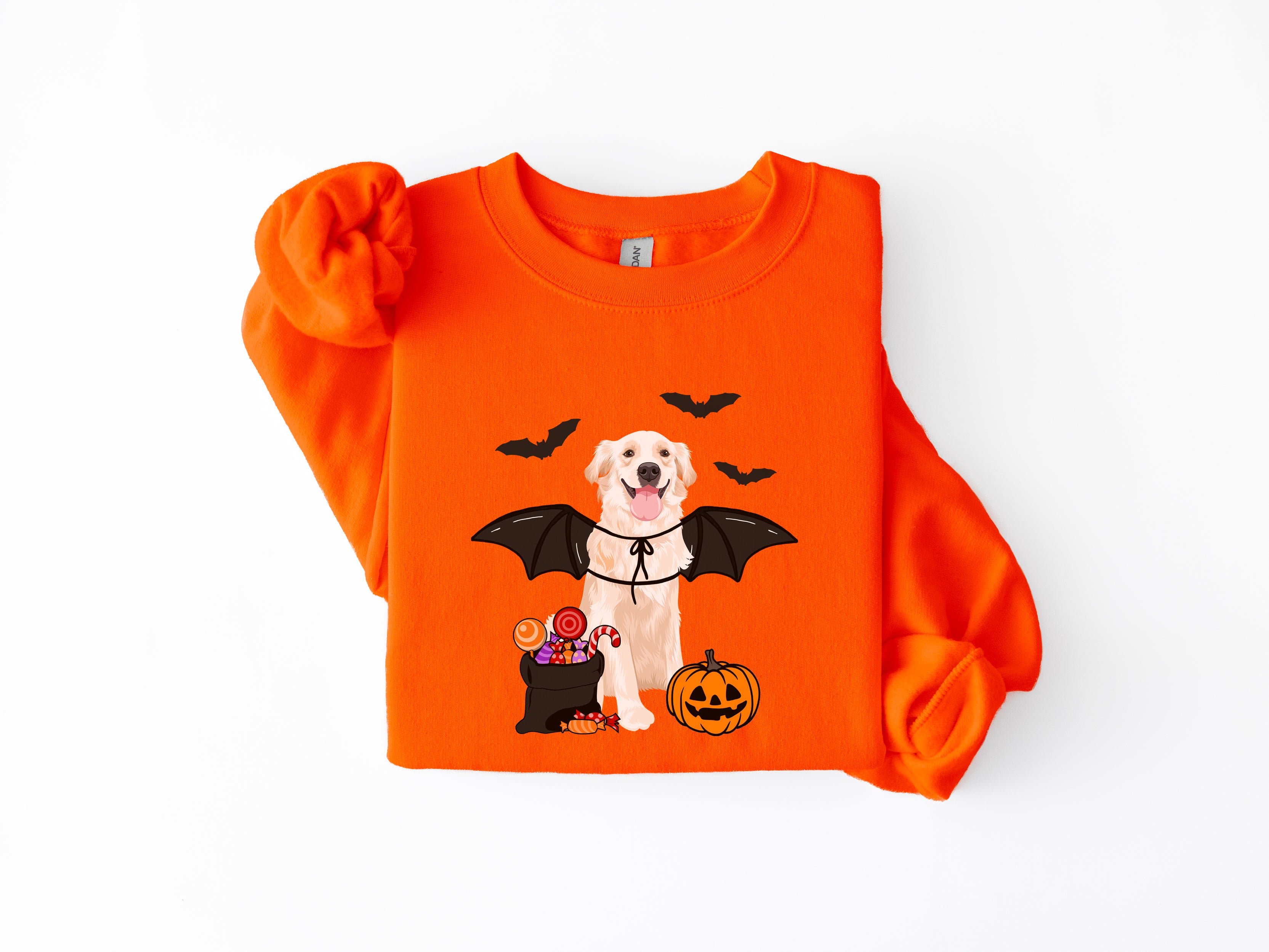 Trick or Treat Golden Retriever Sweatshirt