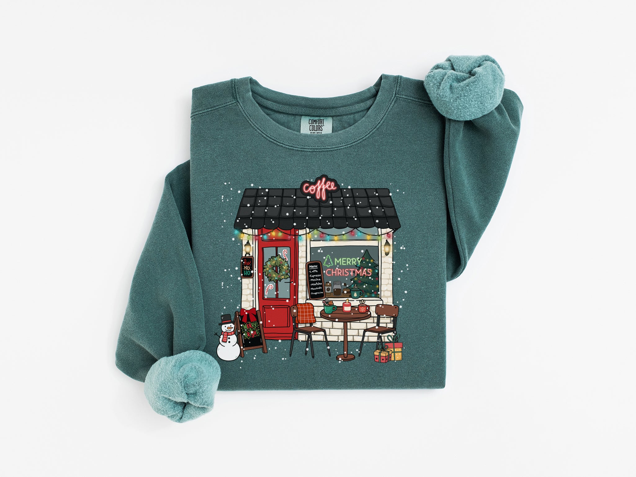 Christmas Coffee Shop Sweatshirt