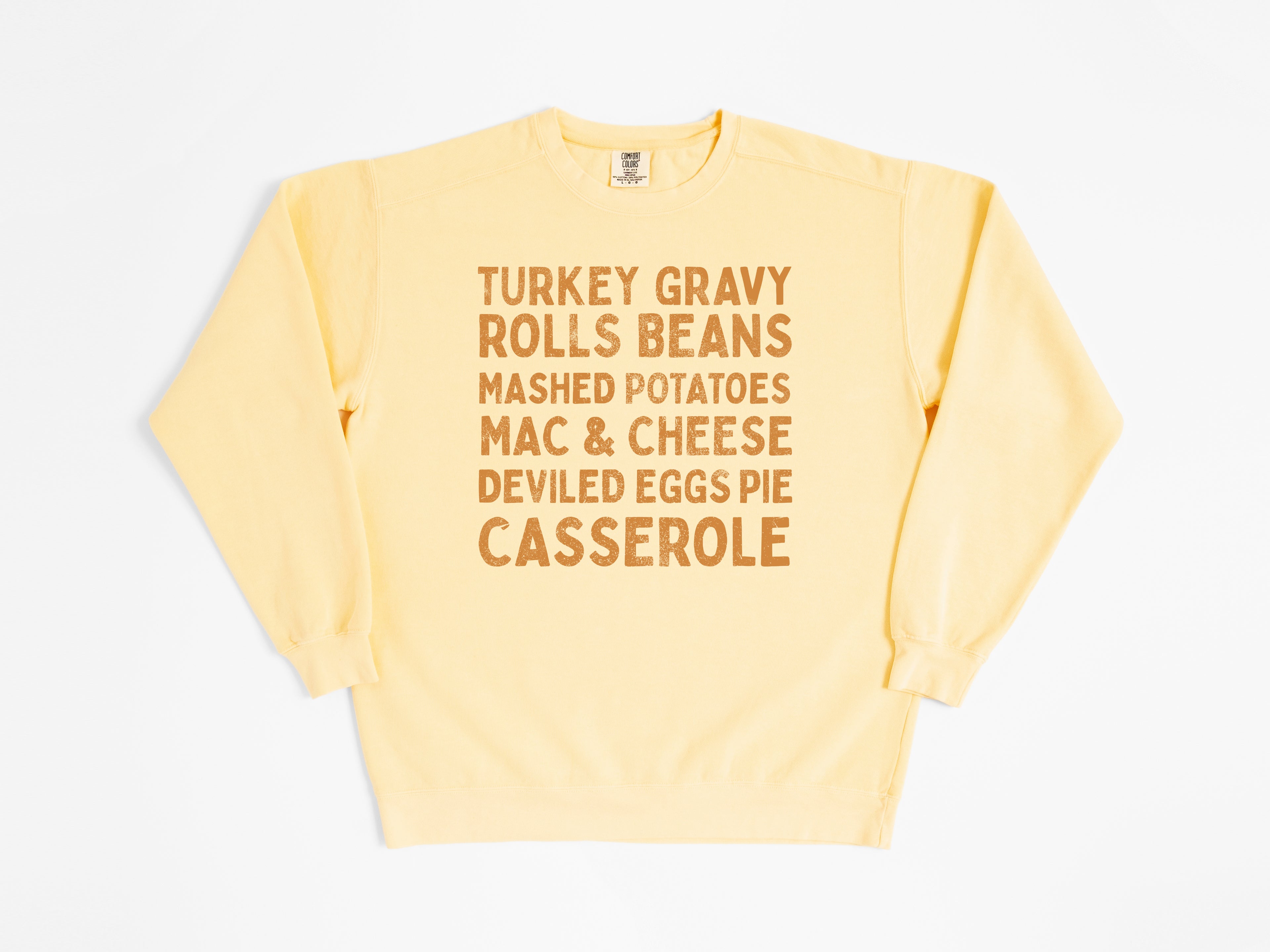 Thanksgiving Food Sweatshirt