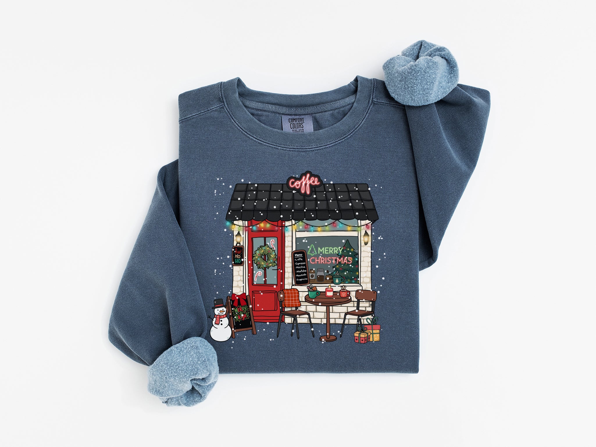 Christmas Coffee Shop Sweatshirt