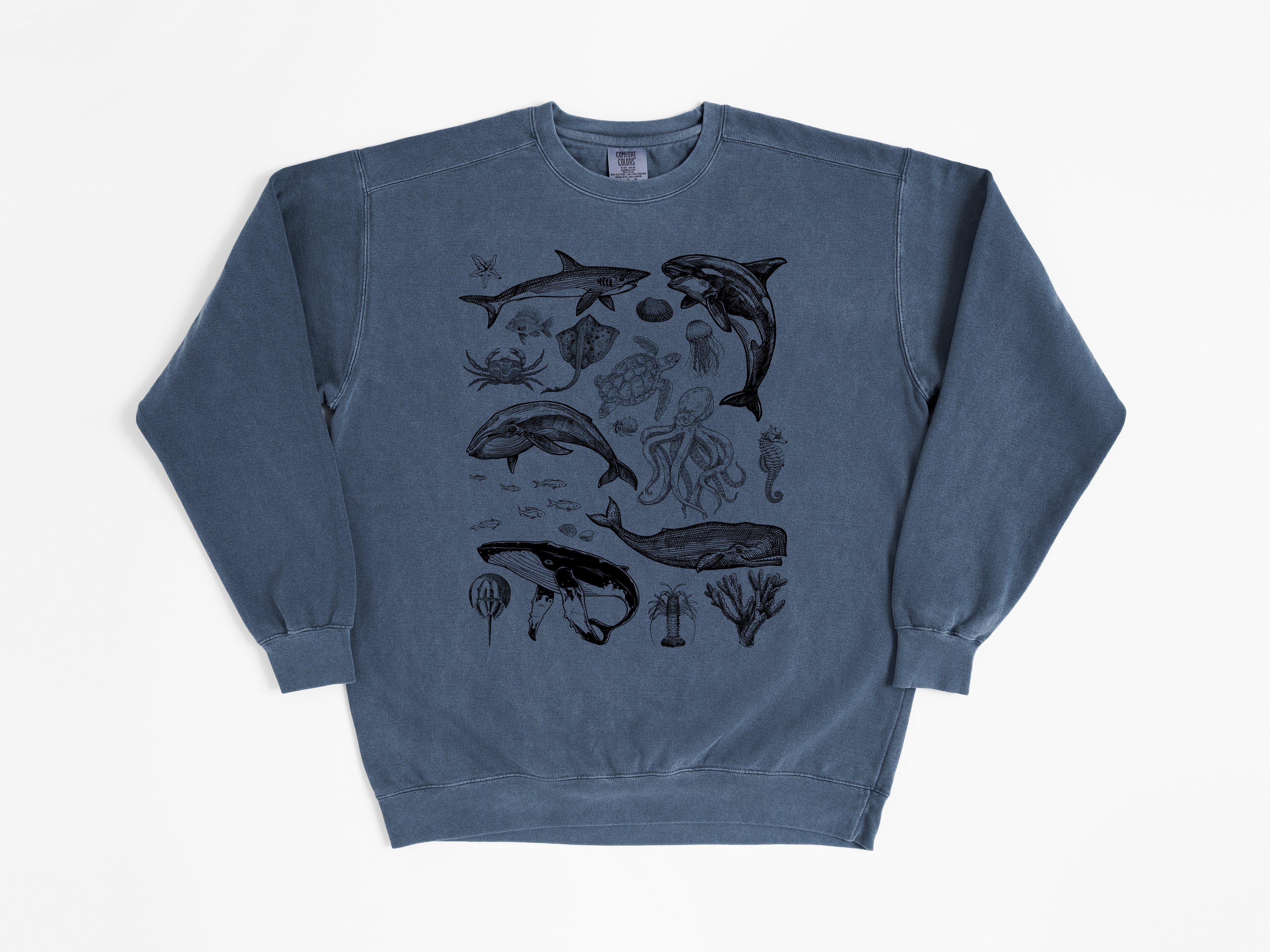 Vintage Marine Life Sweatshirt