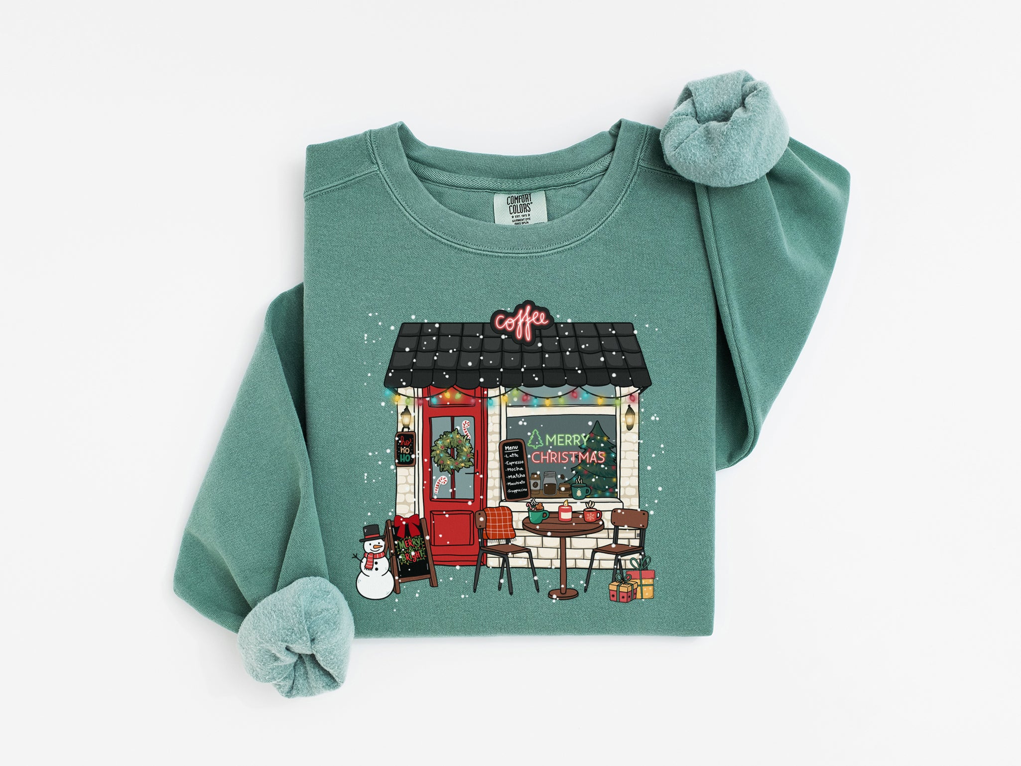 Christmas Coffee Shop Sweatshirt
