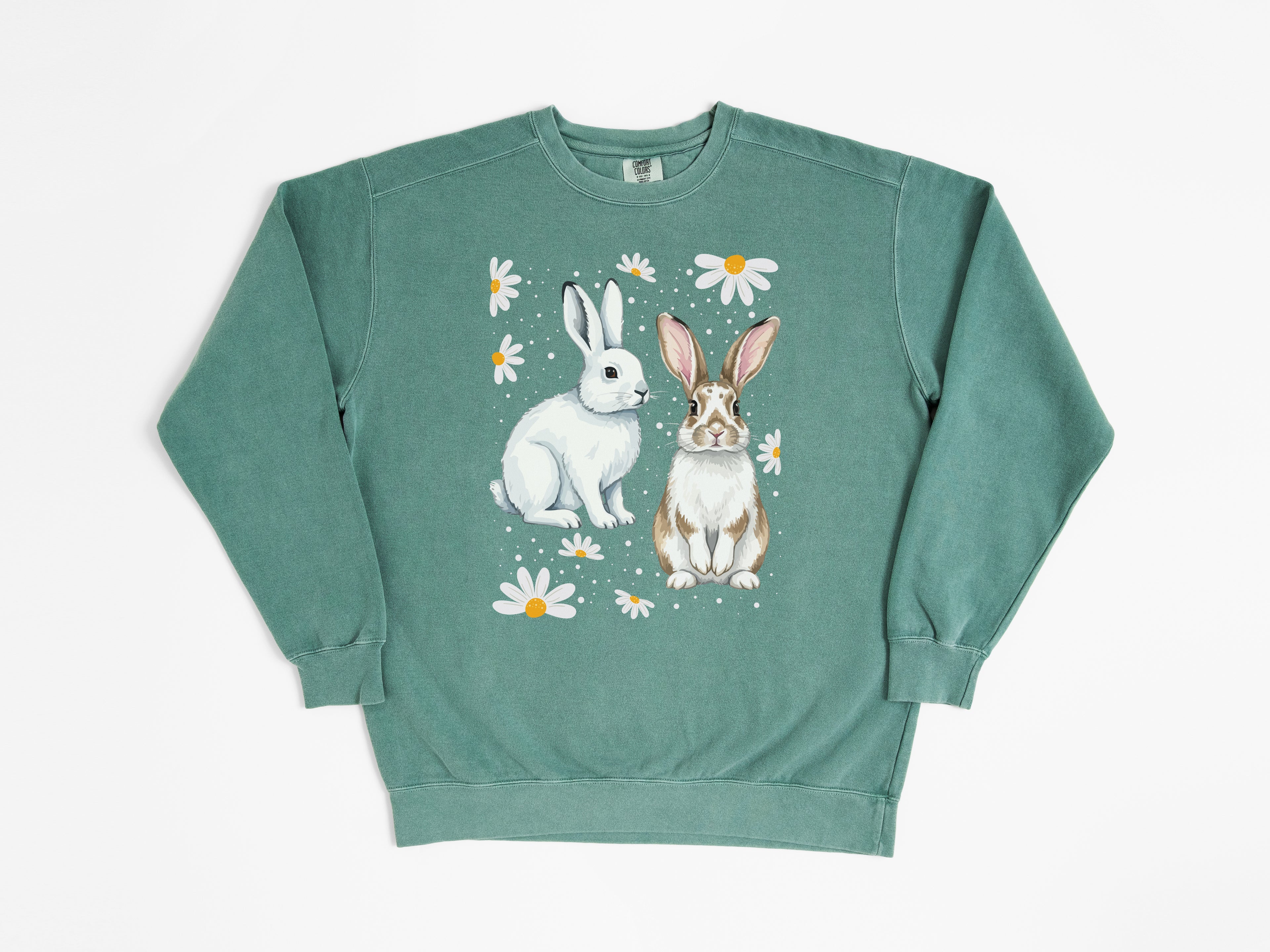 Among the Daisies Bunny Sweatshirt