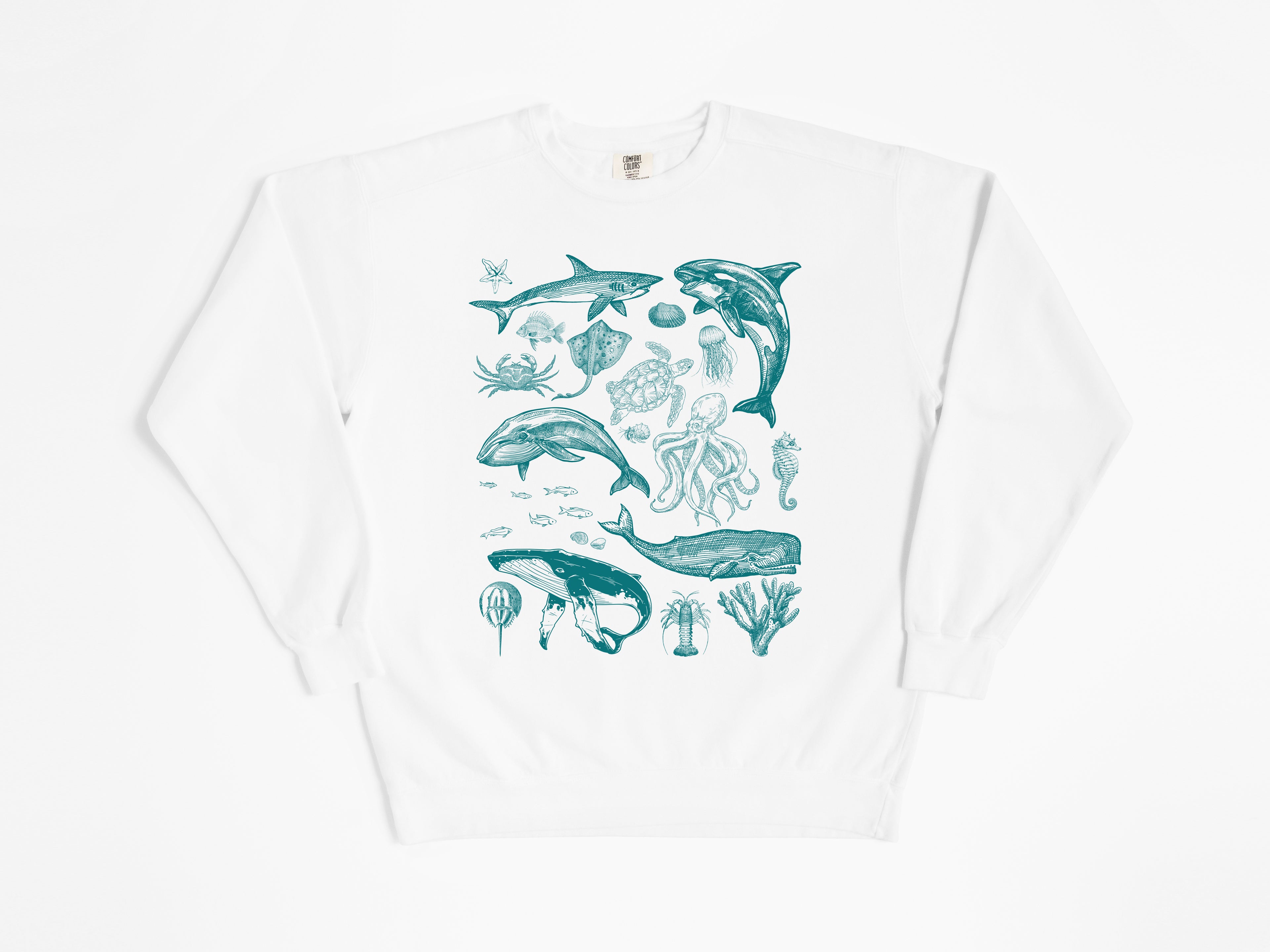 Vintage Marine Life Sweatshirt