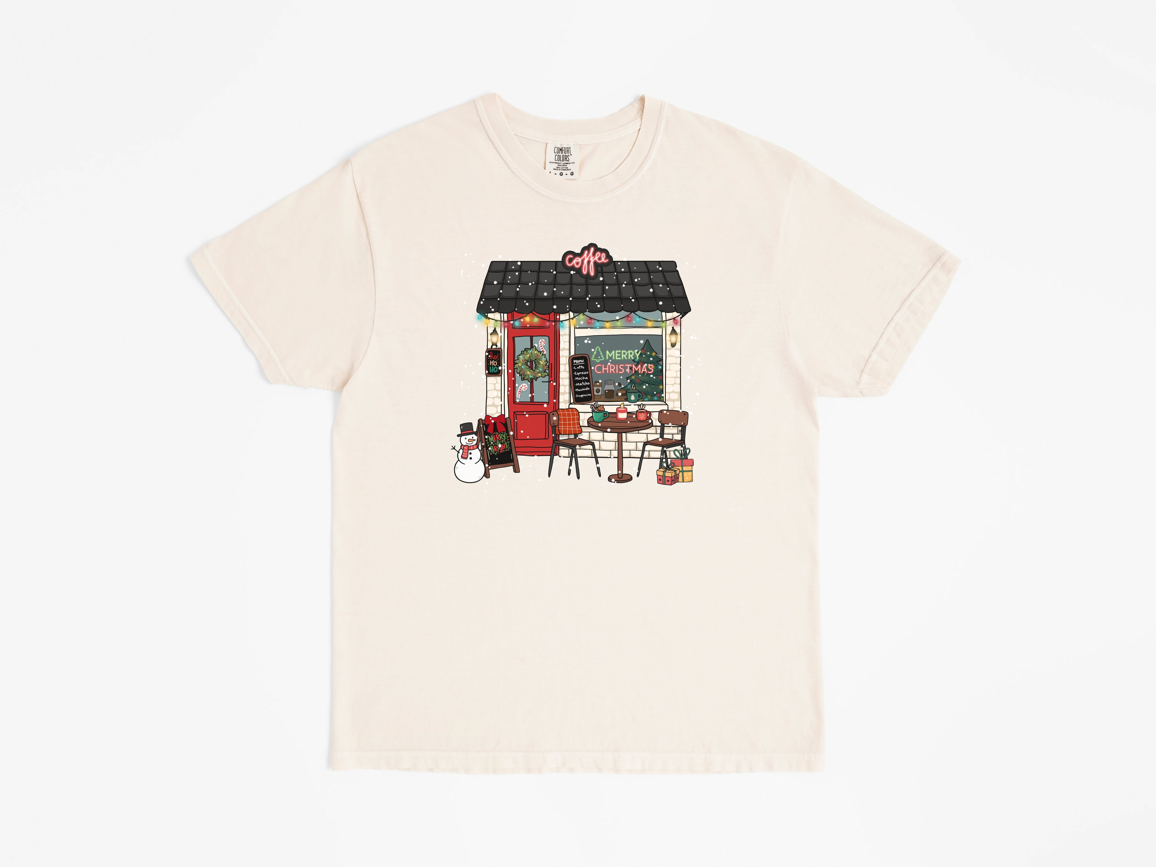 Christmas Coffee Shop Tee