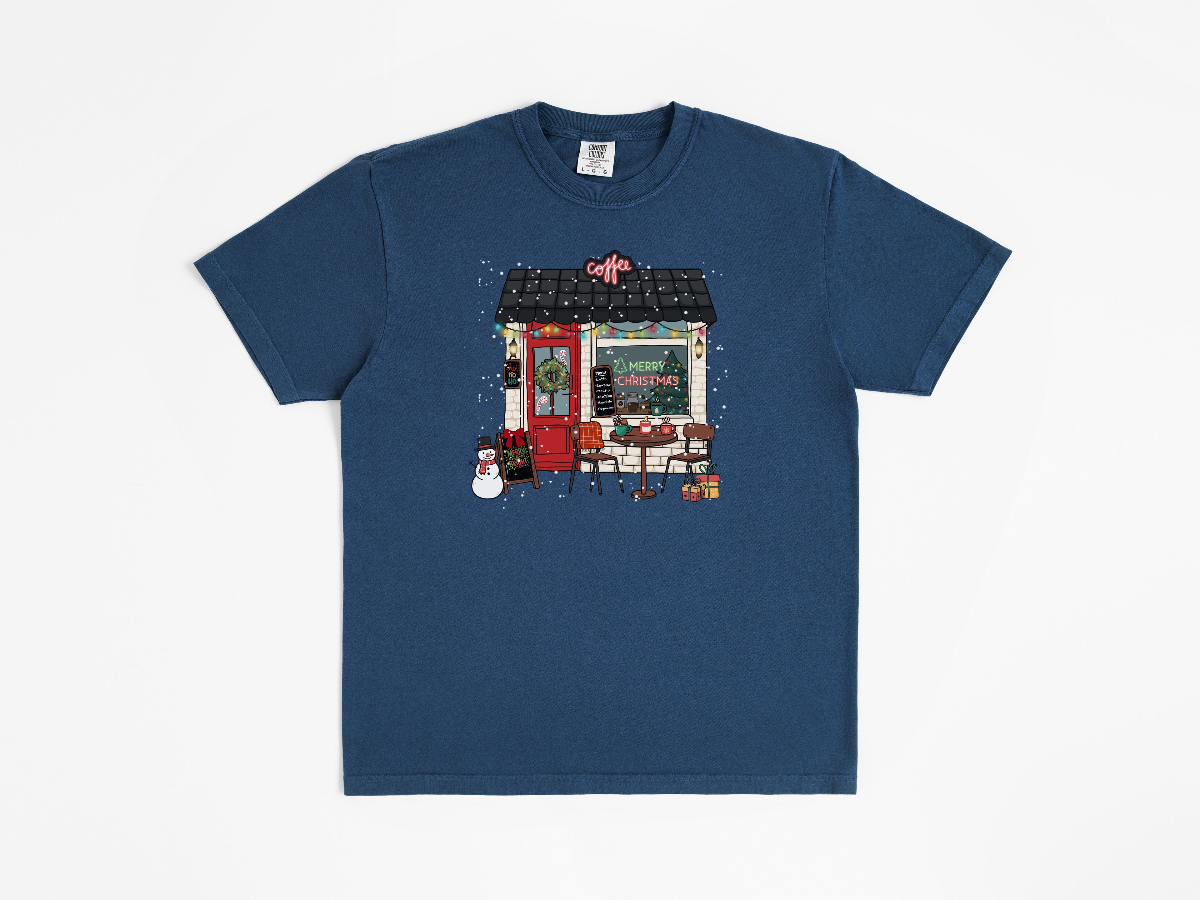 Christmas Coffee Shop Tee