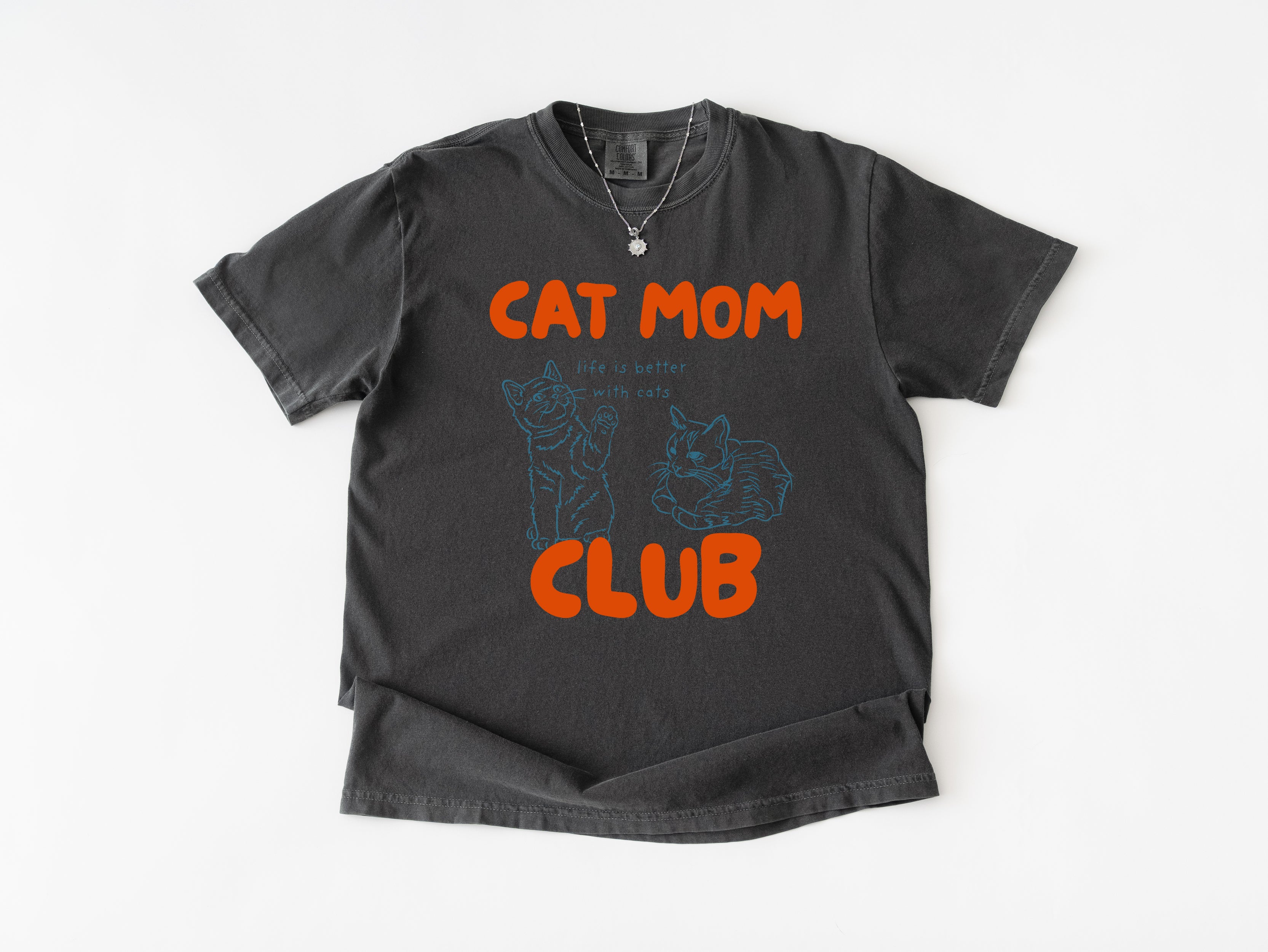 Cat Mom Club Tee