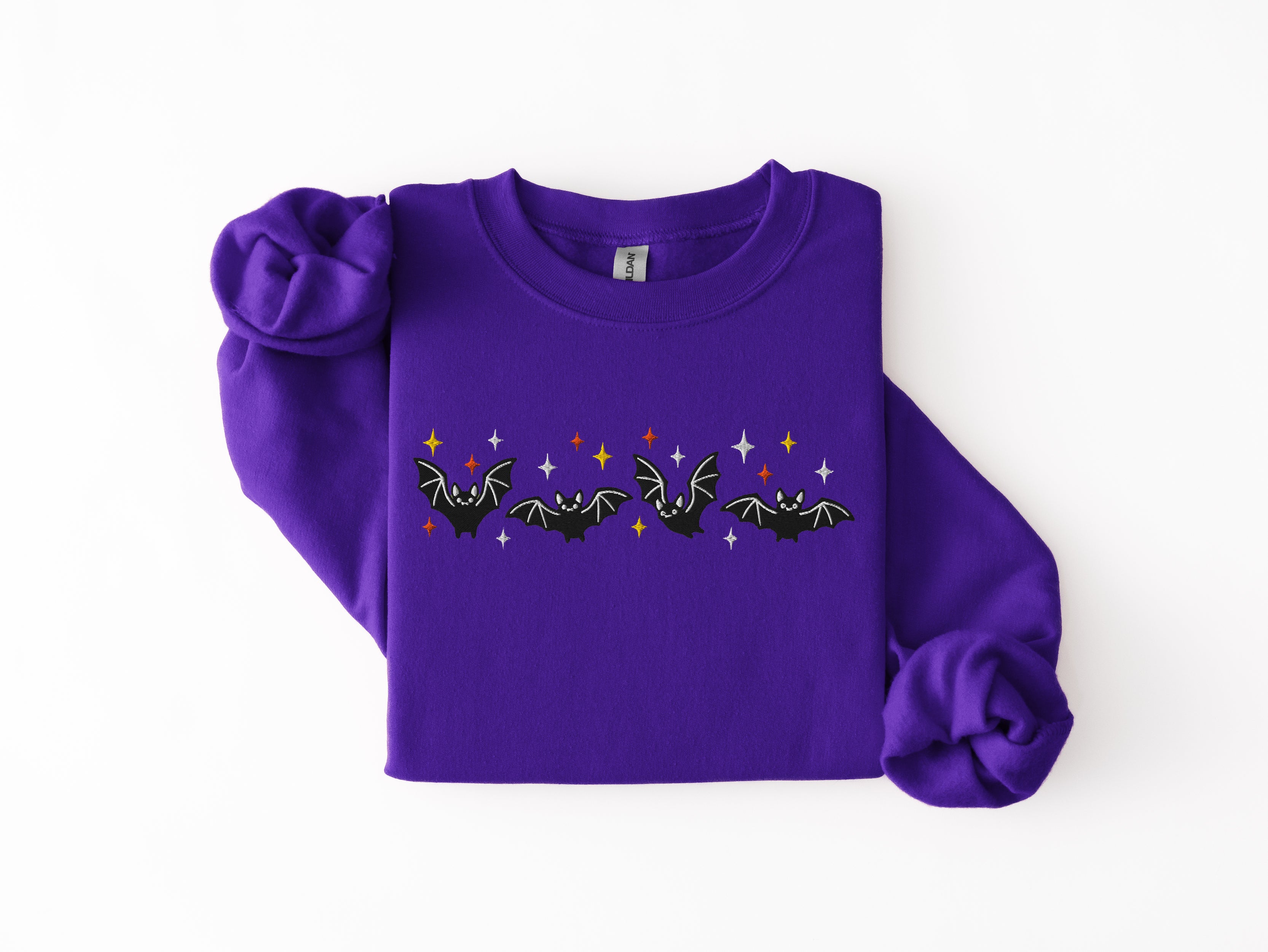 Embroidered Bats Sweatshirt