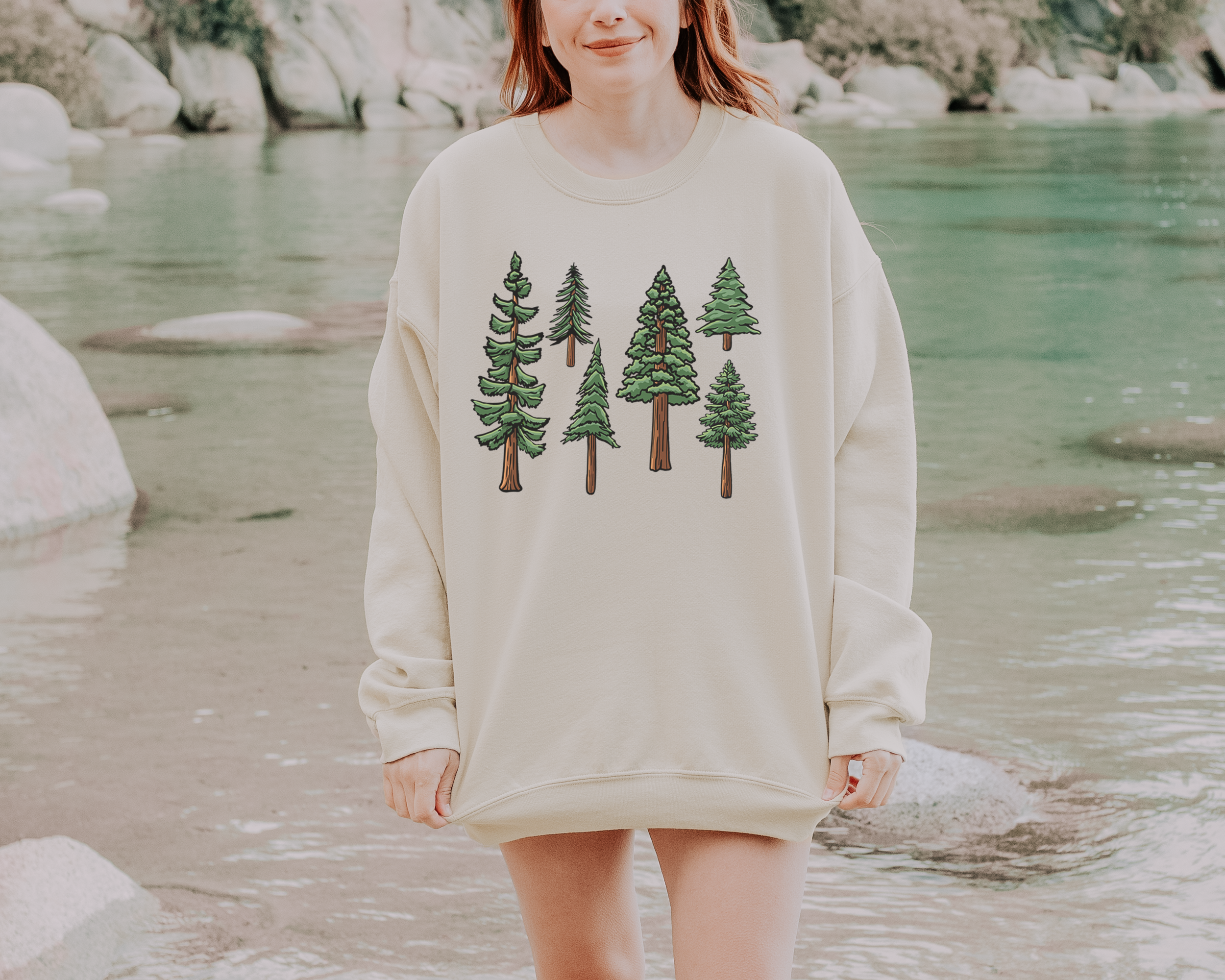 Pine Trees Sweatshirt