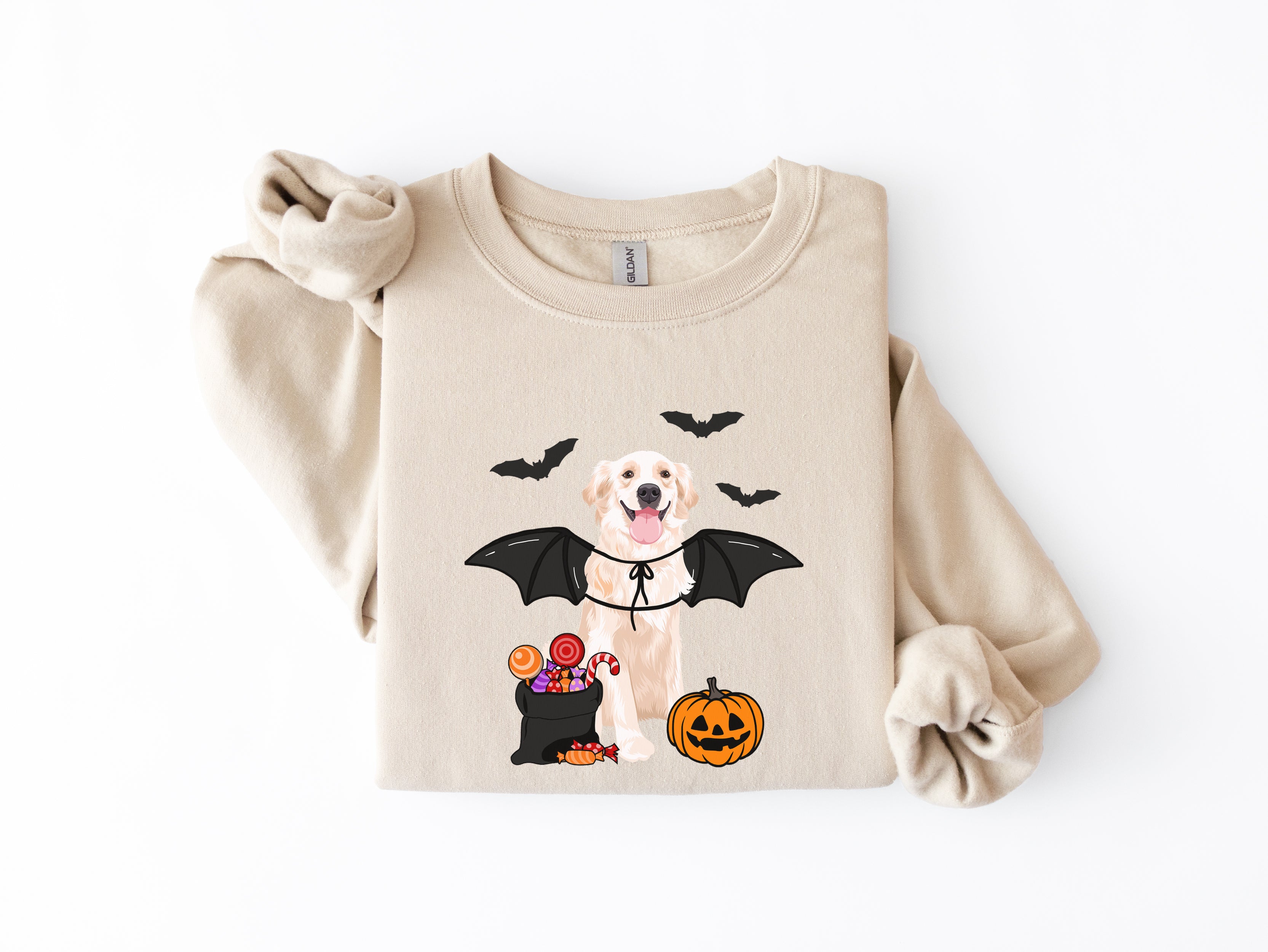 Trick or Treat Golden Retriever Sweatshirt