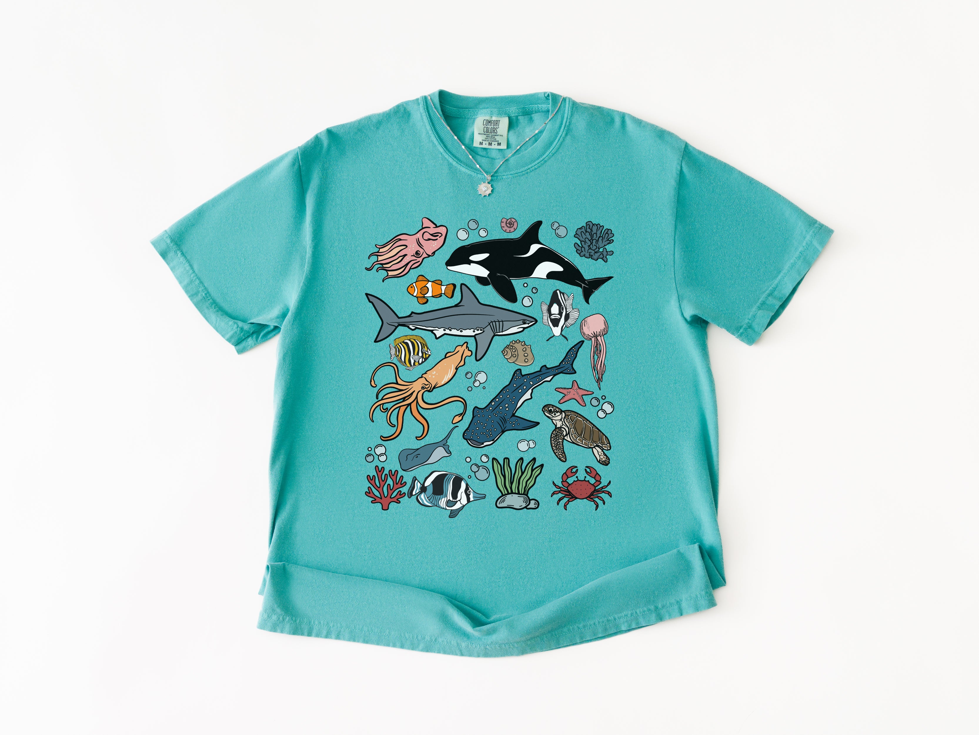 Deep Blue Crew Tee