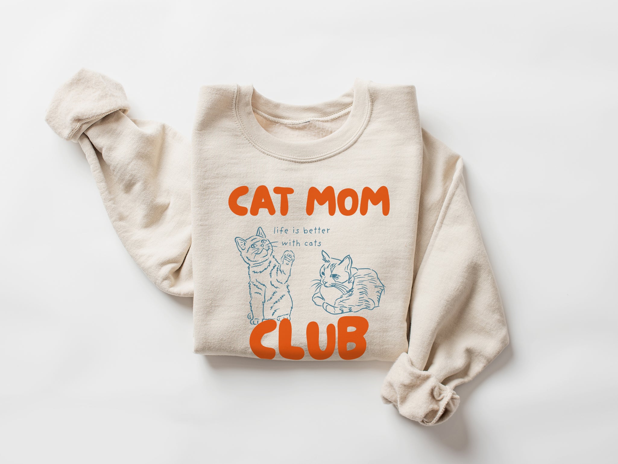 Cat Mom Club Sweatshirt